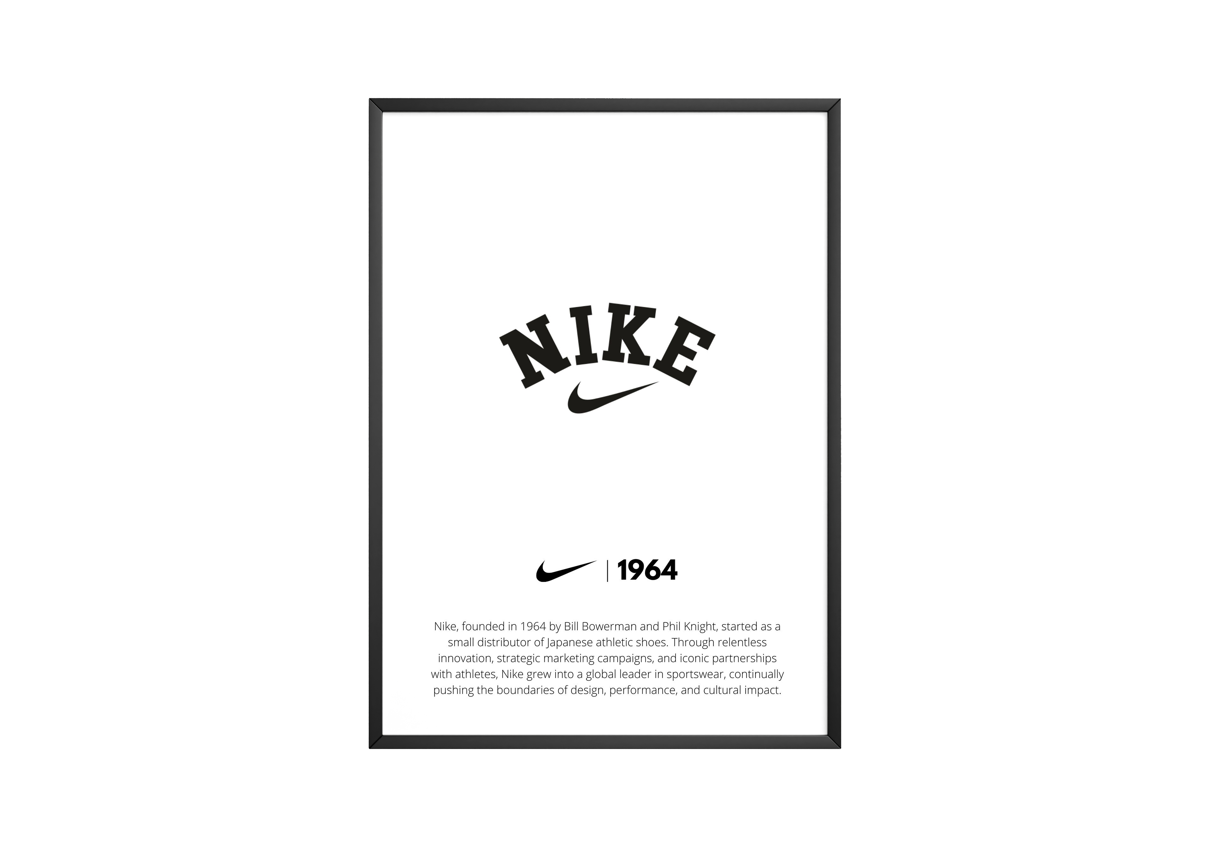 Nike Founded In 1964 Poster | Hype Posters