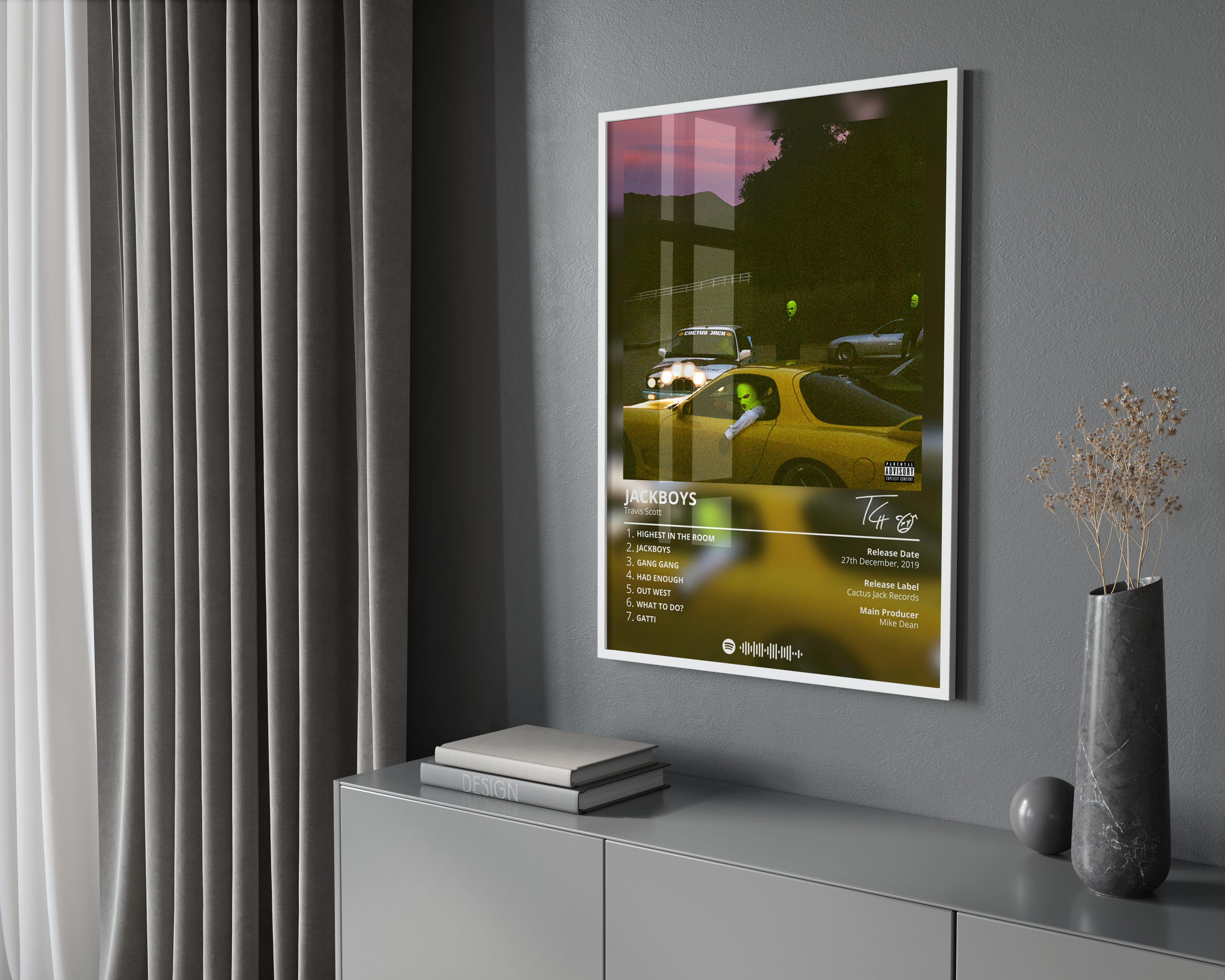 Travis Scott 'Jackboys' Album Poster | Hype Posters