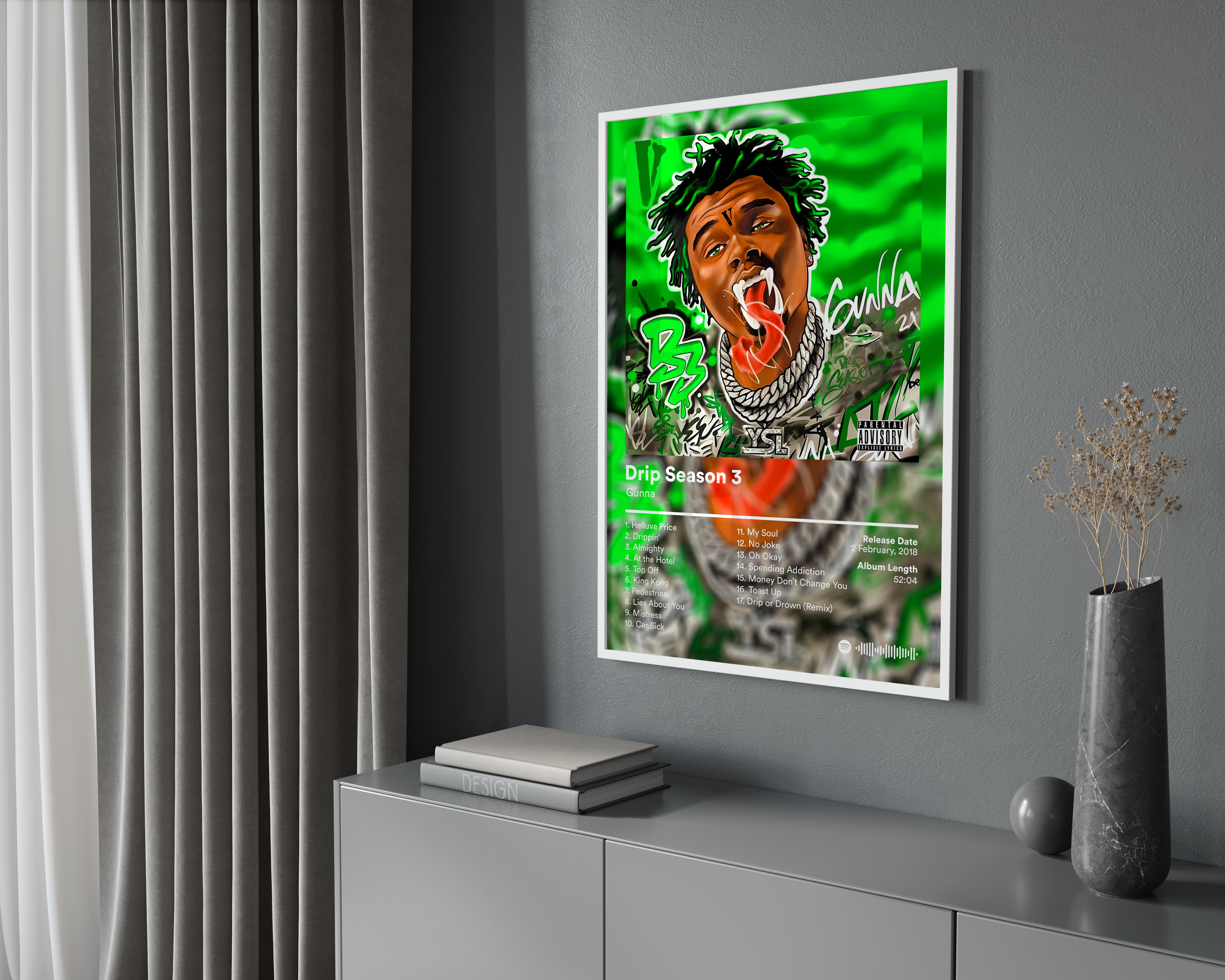 Gunna 'Drip Season 3' Album Poster | Hype Posters