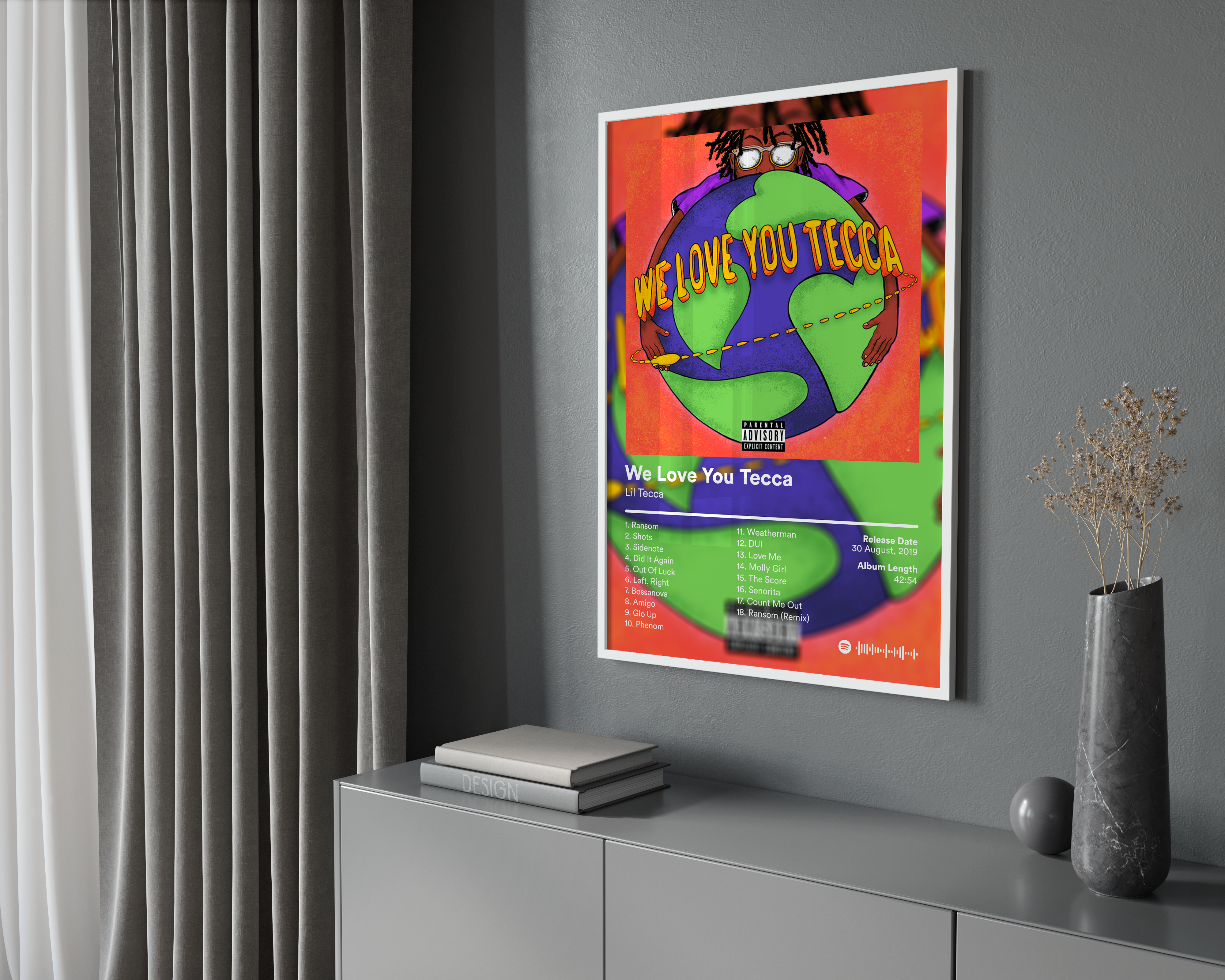 Lil Tecca 'We Love You Tecca' Album Poster | Hype Posters