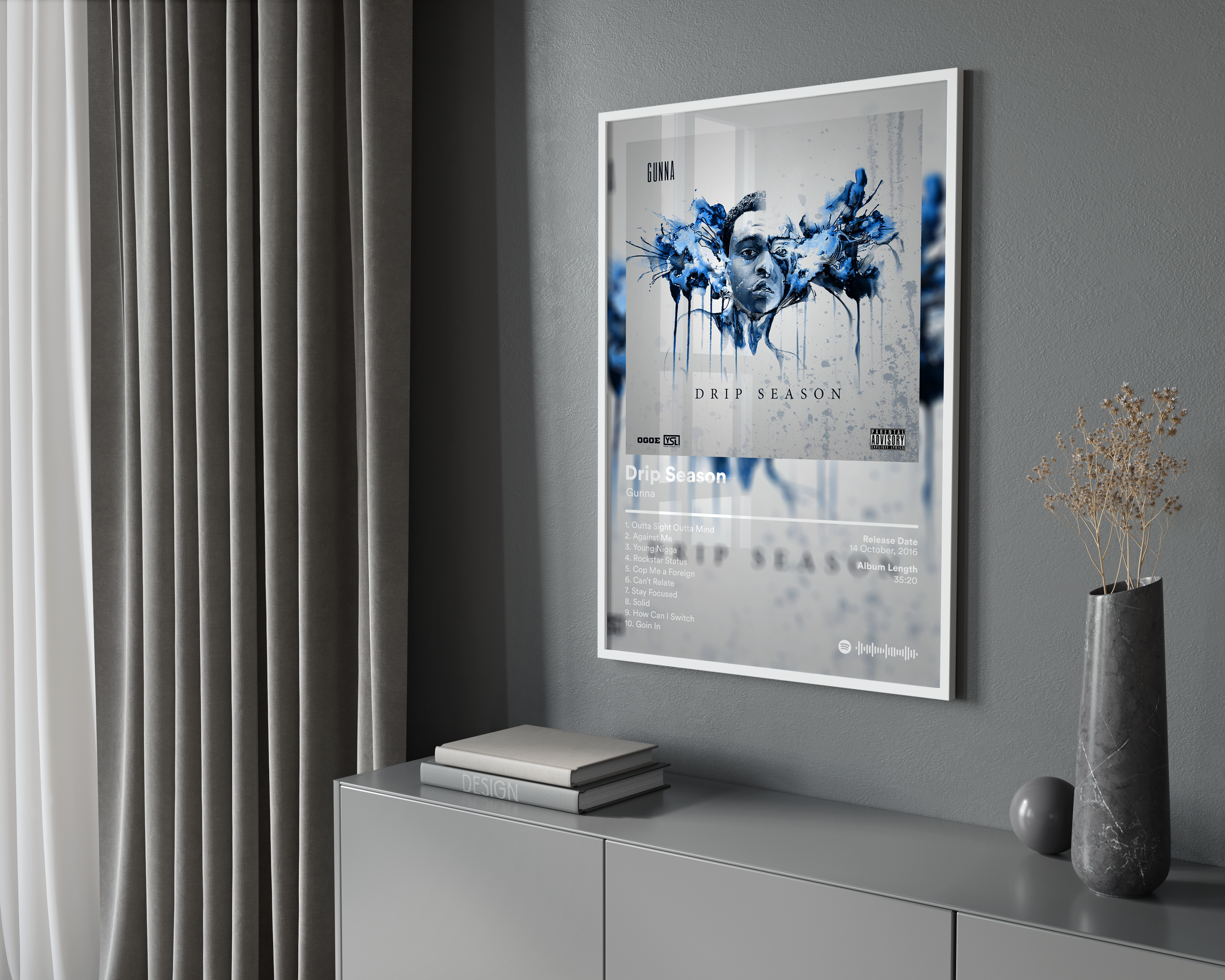 Gunna 'Drip Season' Album Poster | Hype Posters