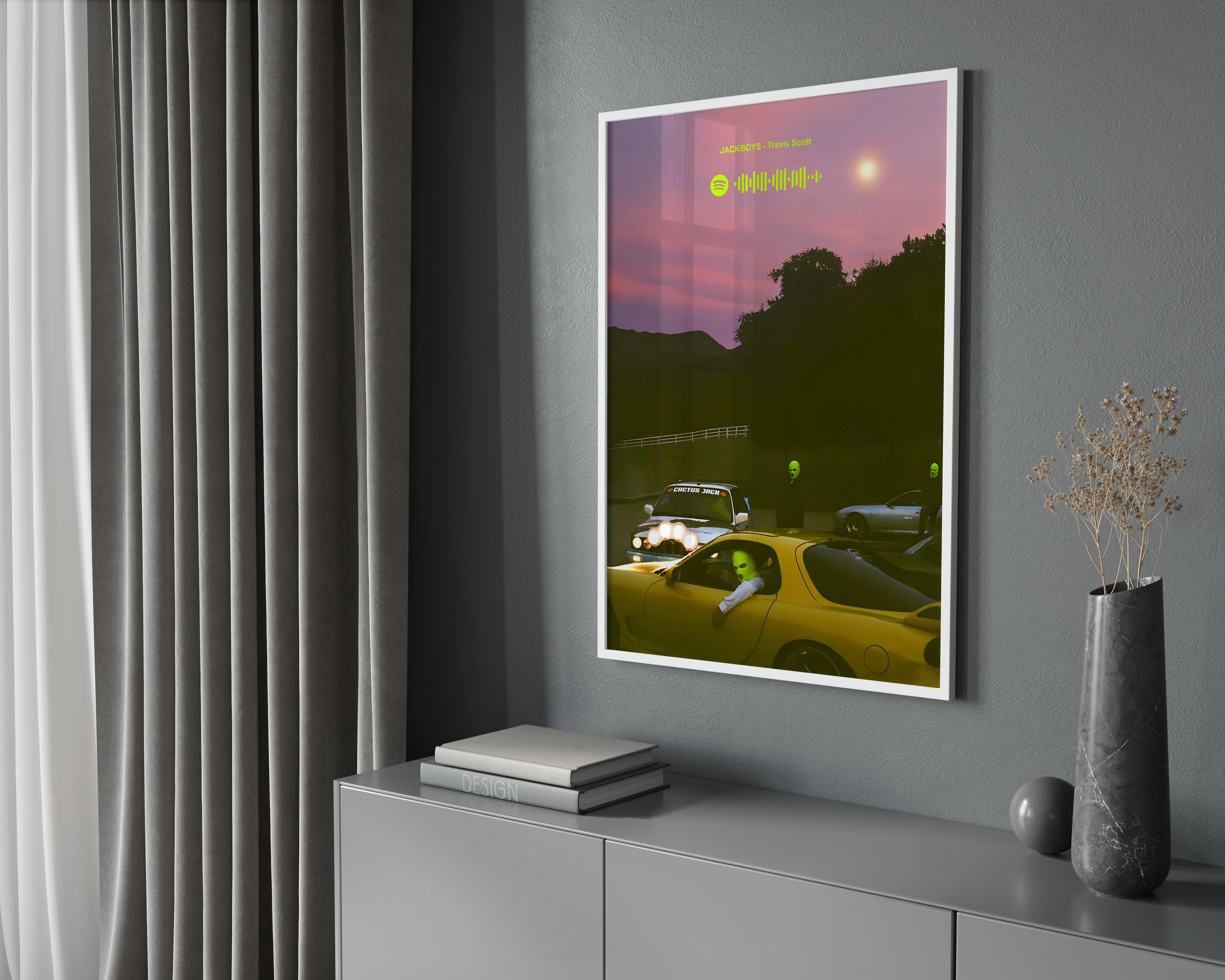 Travis Scott 'Jackboys' Spotify Poster | Hype Posters