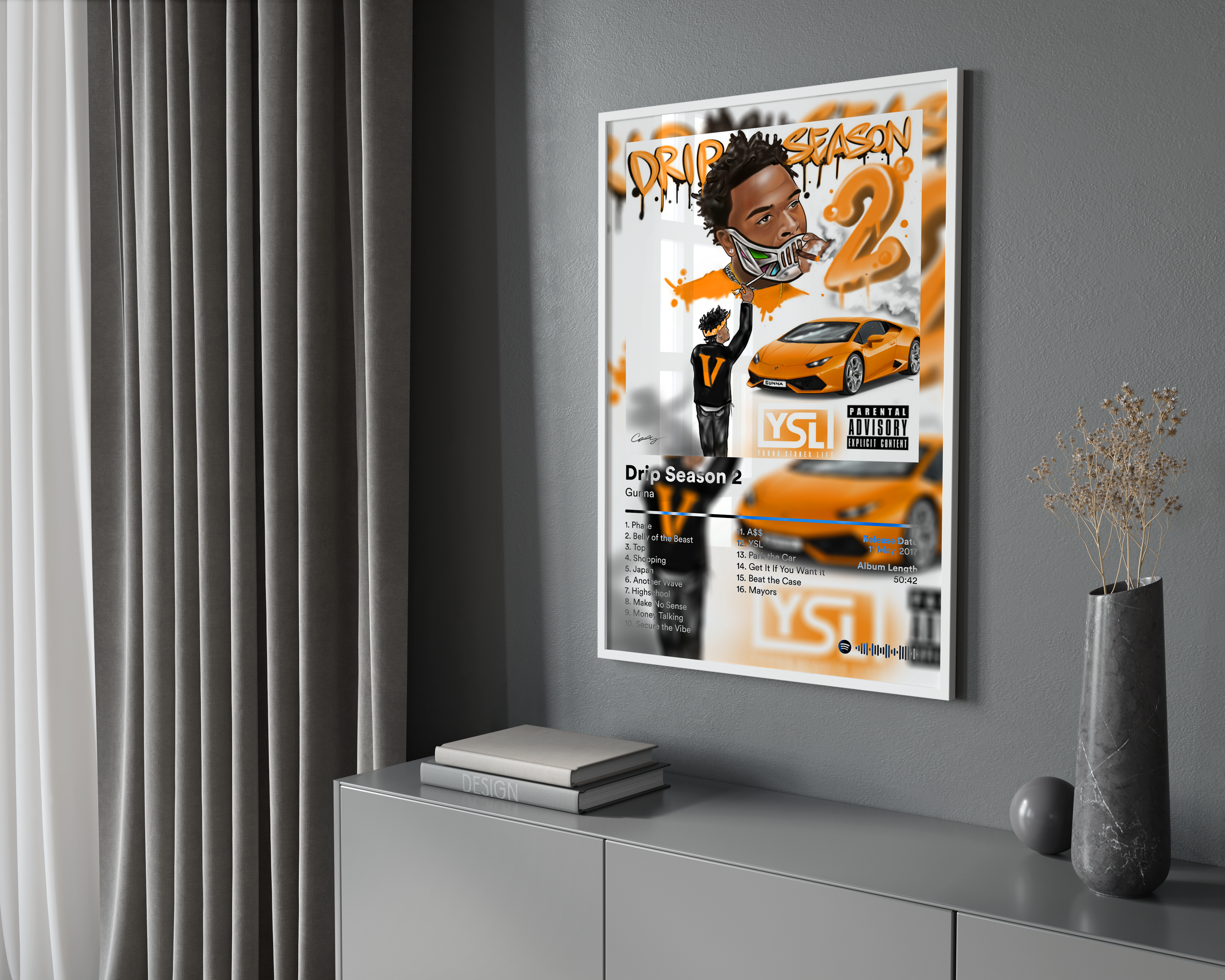 Gunna 'Drip Season 2' Album Poster | Hype Posters