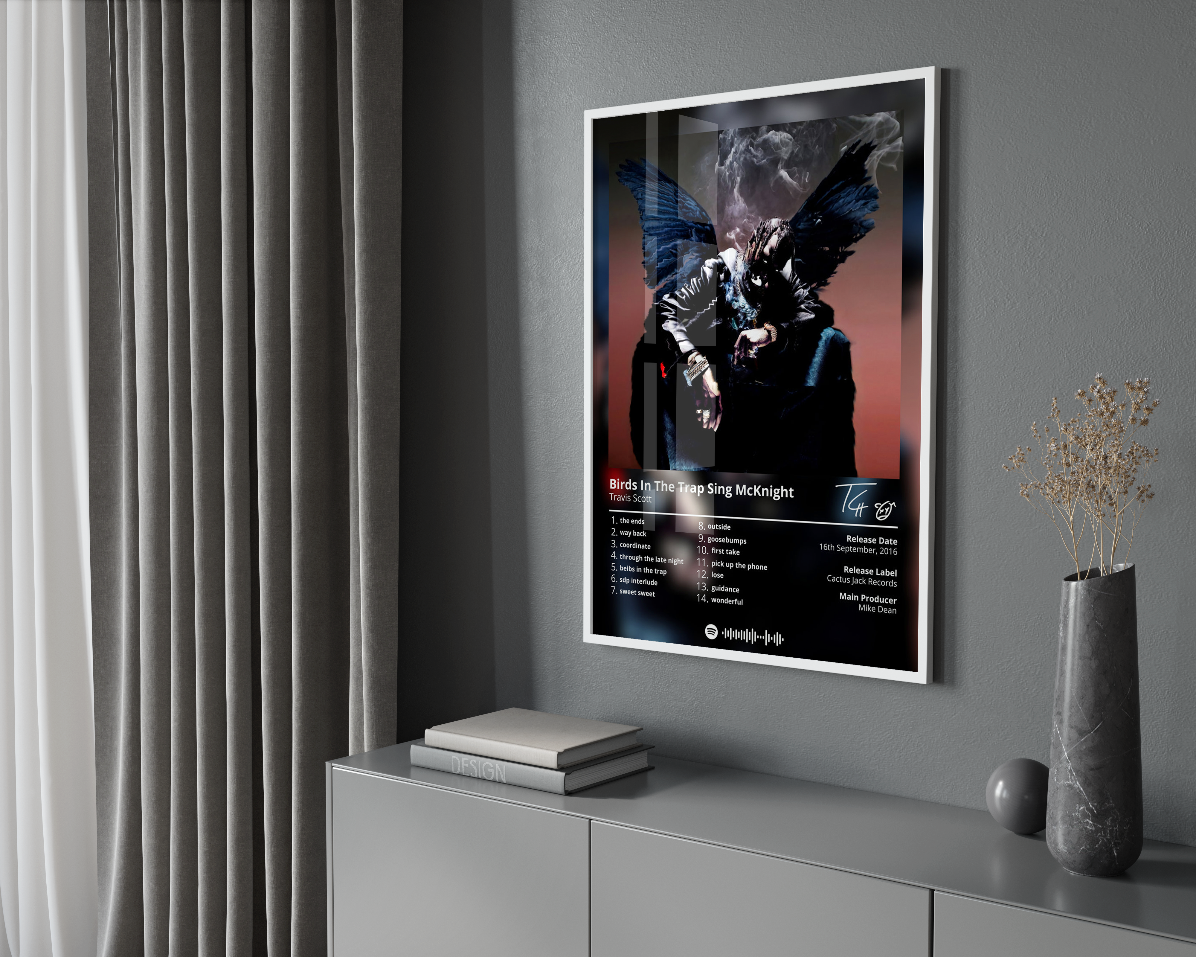 Travis Scott 'Birds In The Trap Sing McKnight' Album Poster | Hype Posters