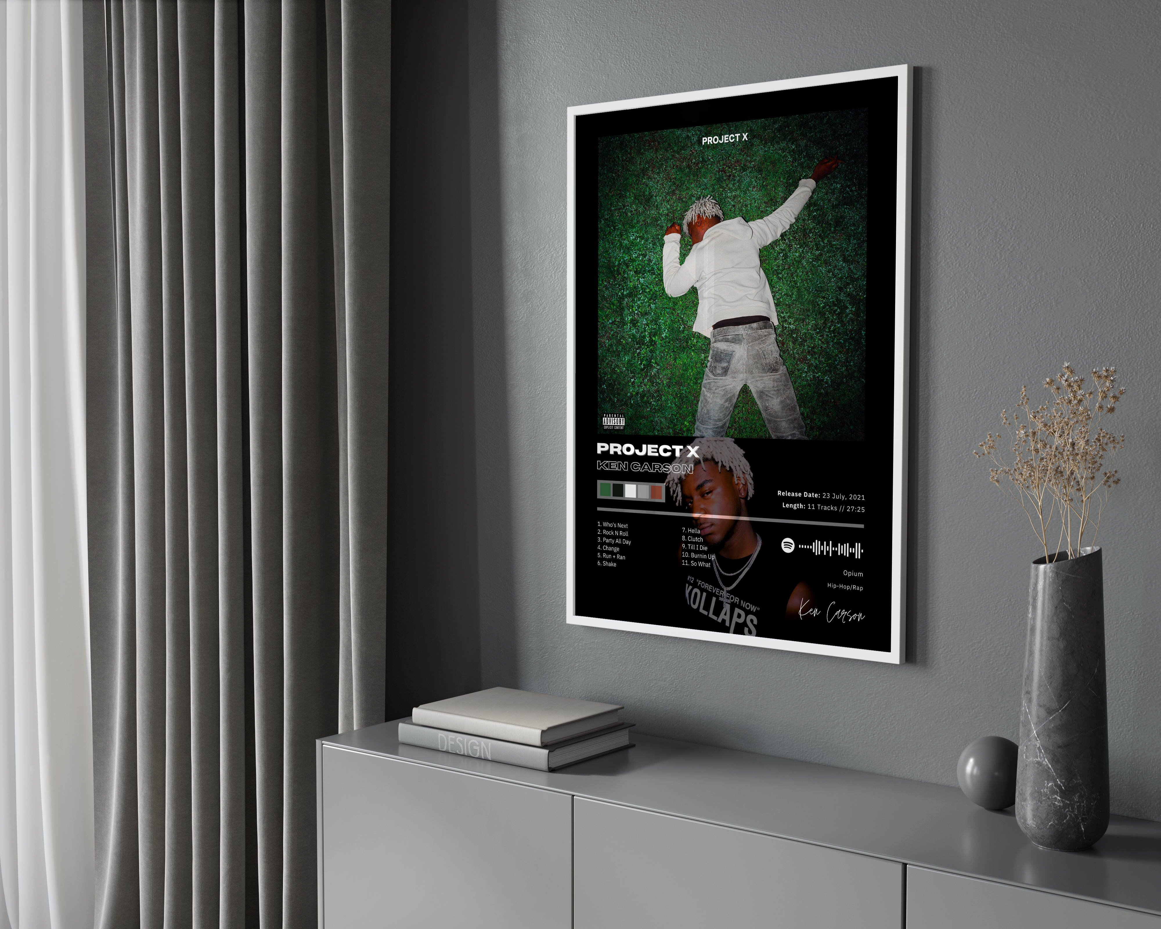 Ken Carson 'Project X' Album Poster | Hype Posters