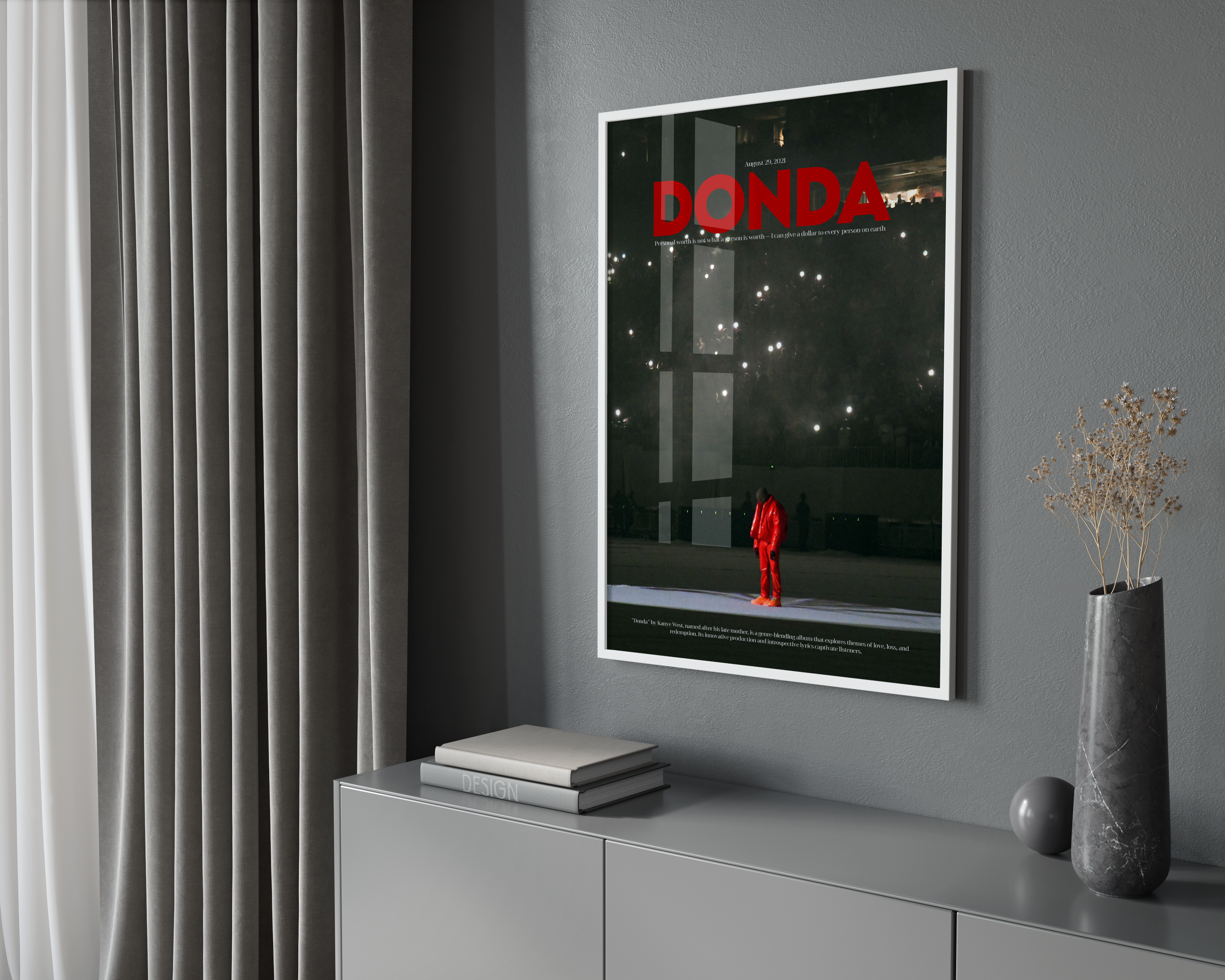 Kanye West 'DONDA' Poster | Hype Posters