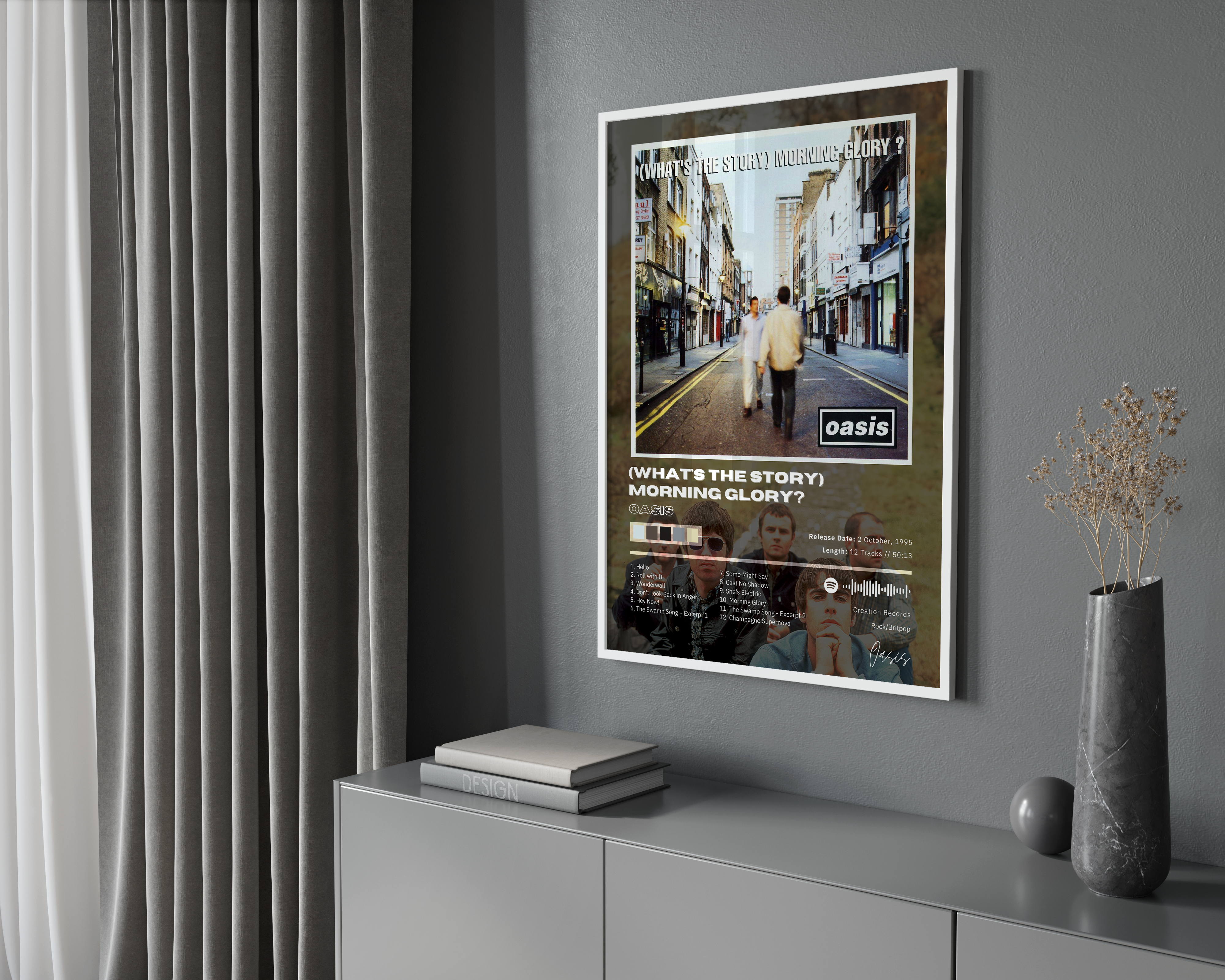 Oasis '(What's The Story) Morning Glory?' Album Poster | Hype Posters