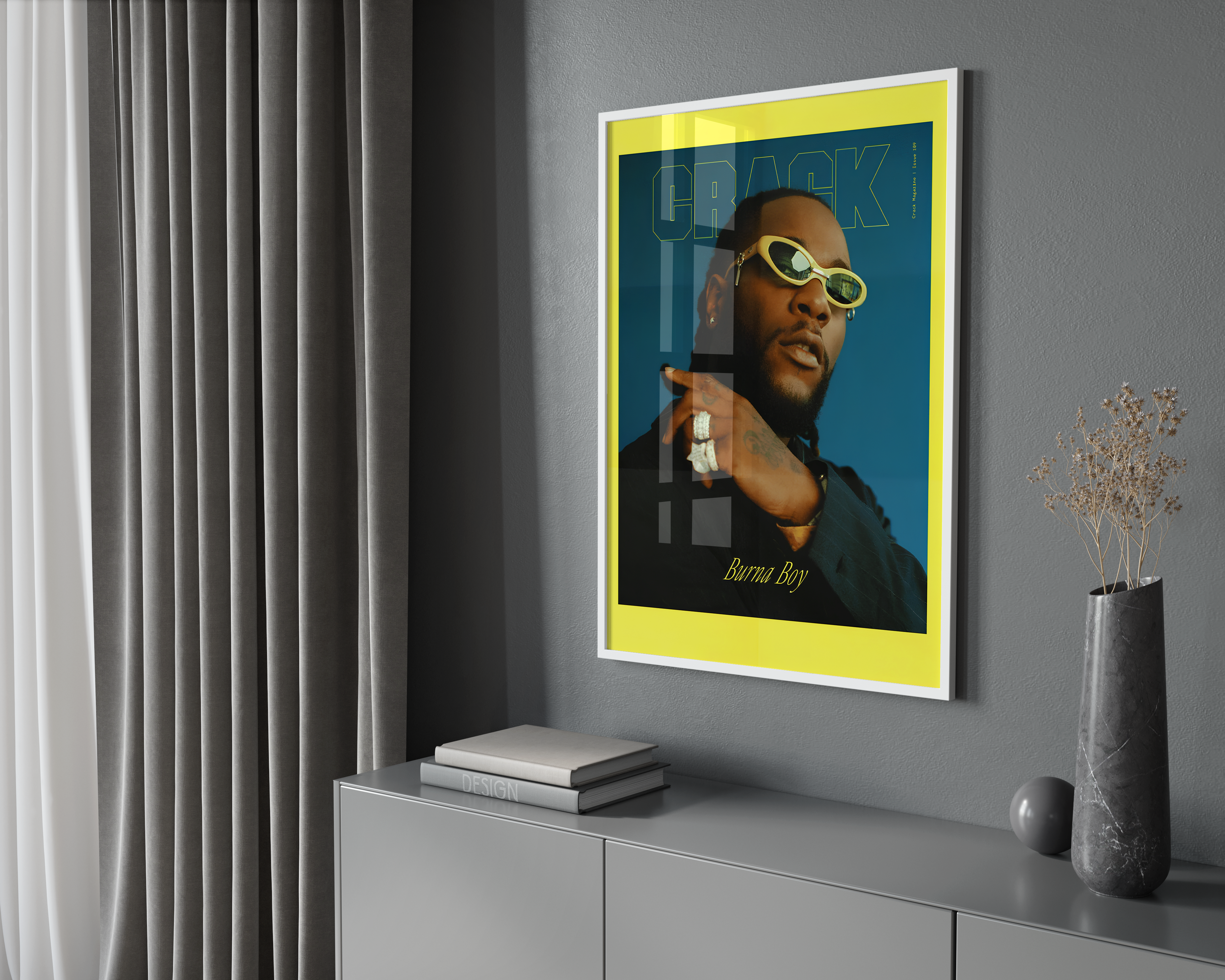 Burna Boy 'Crack Magazine' Poster | Hype Posters
