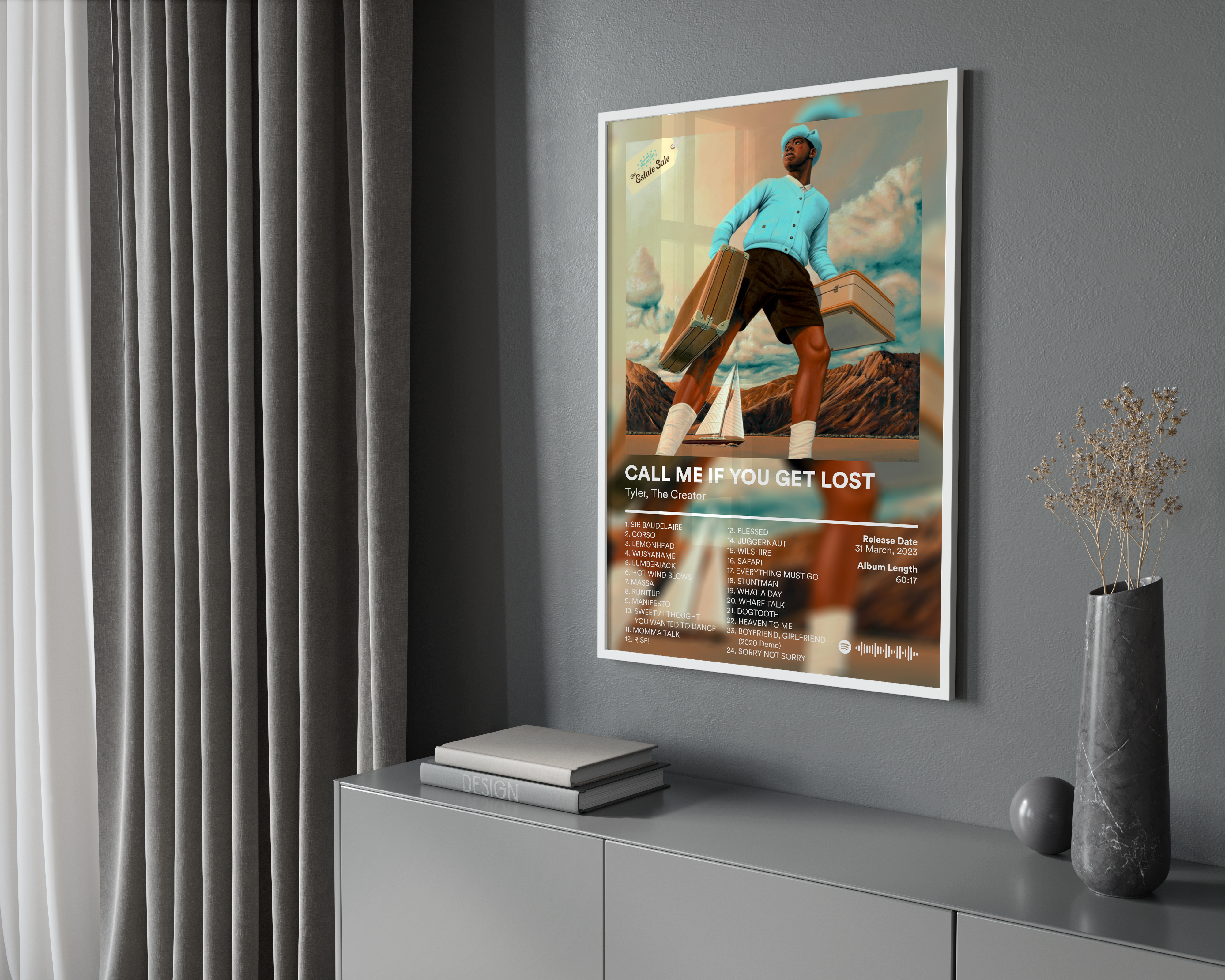 Tyler The Creator 'CMIYGL The Estate Sale' Album Poster | Hype Posters