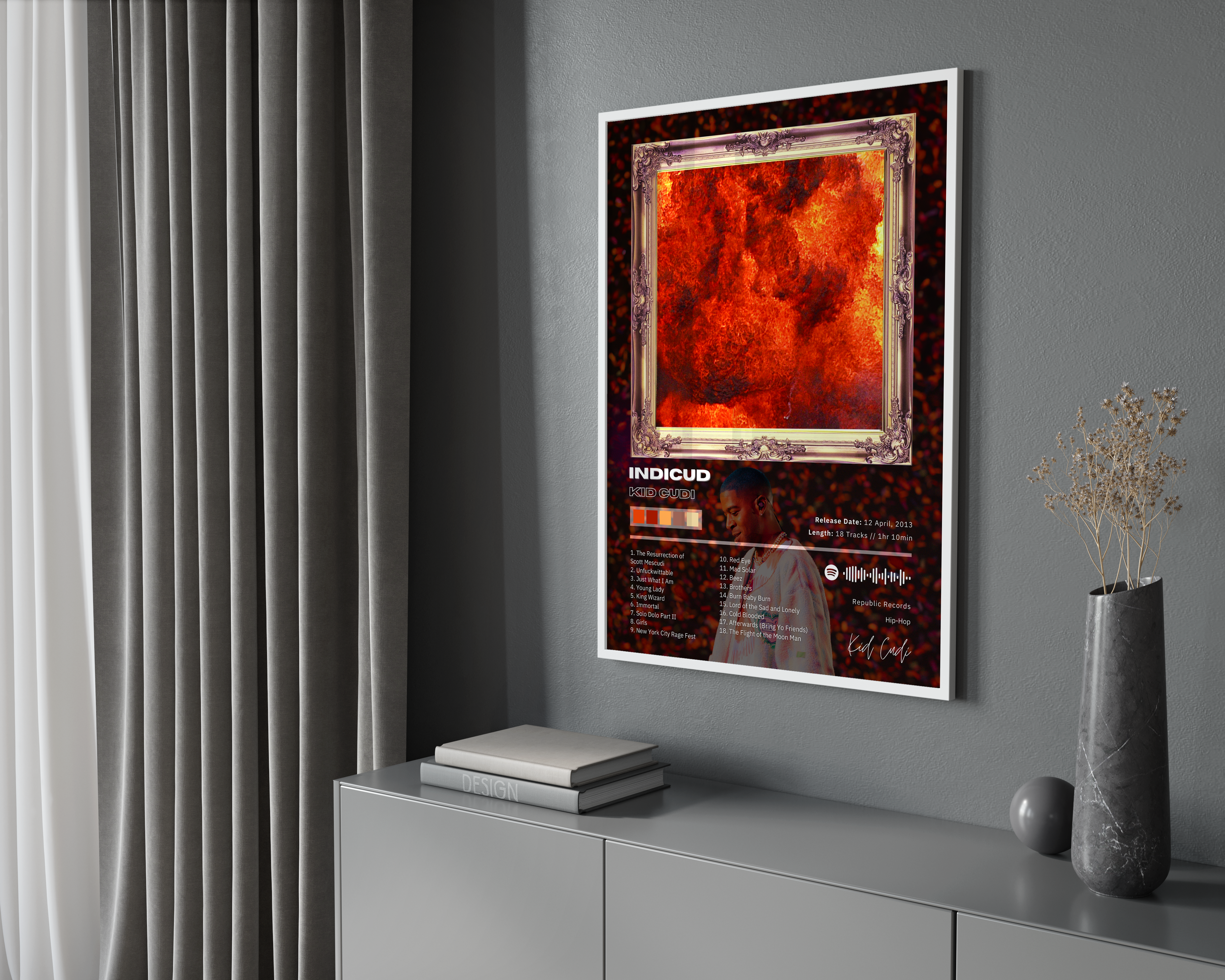 Kid Cudi 'Indicud' Album Poster | Hype Posters