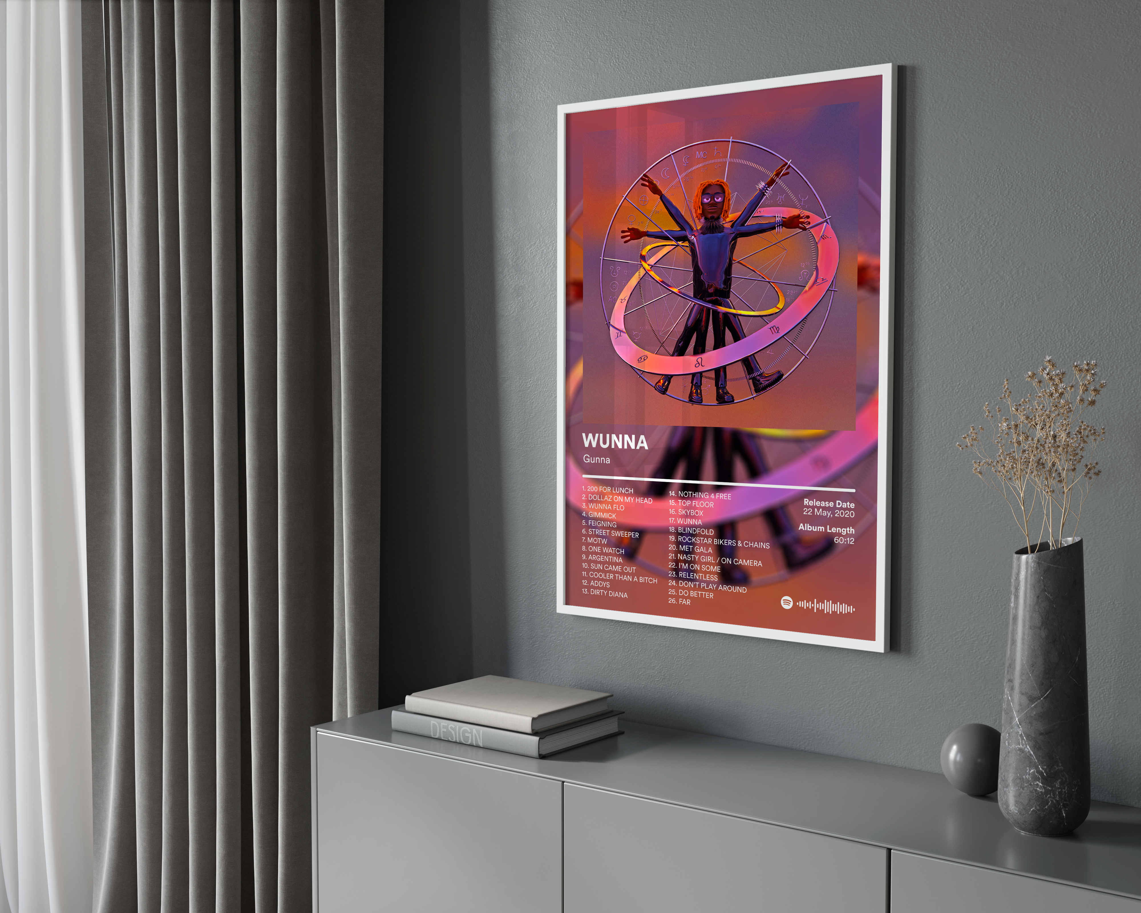 Gunna 'WUNNA' Album Poster | Hype Posters