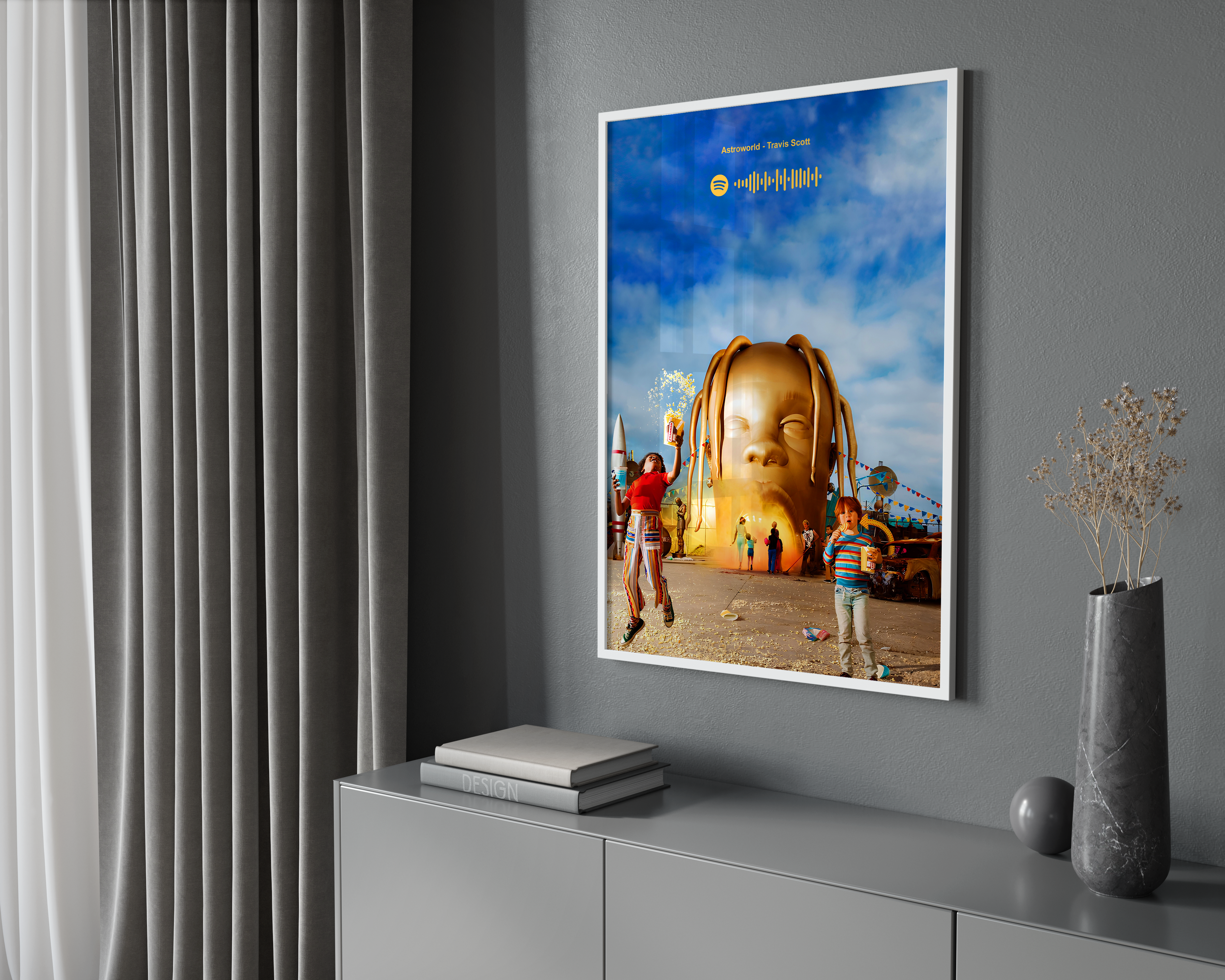 Travis Scott 'Astroworld' Spotify Poster | Hype Posters