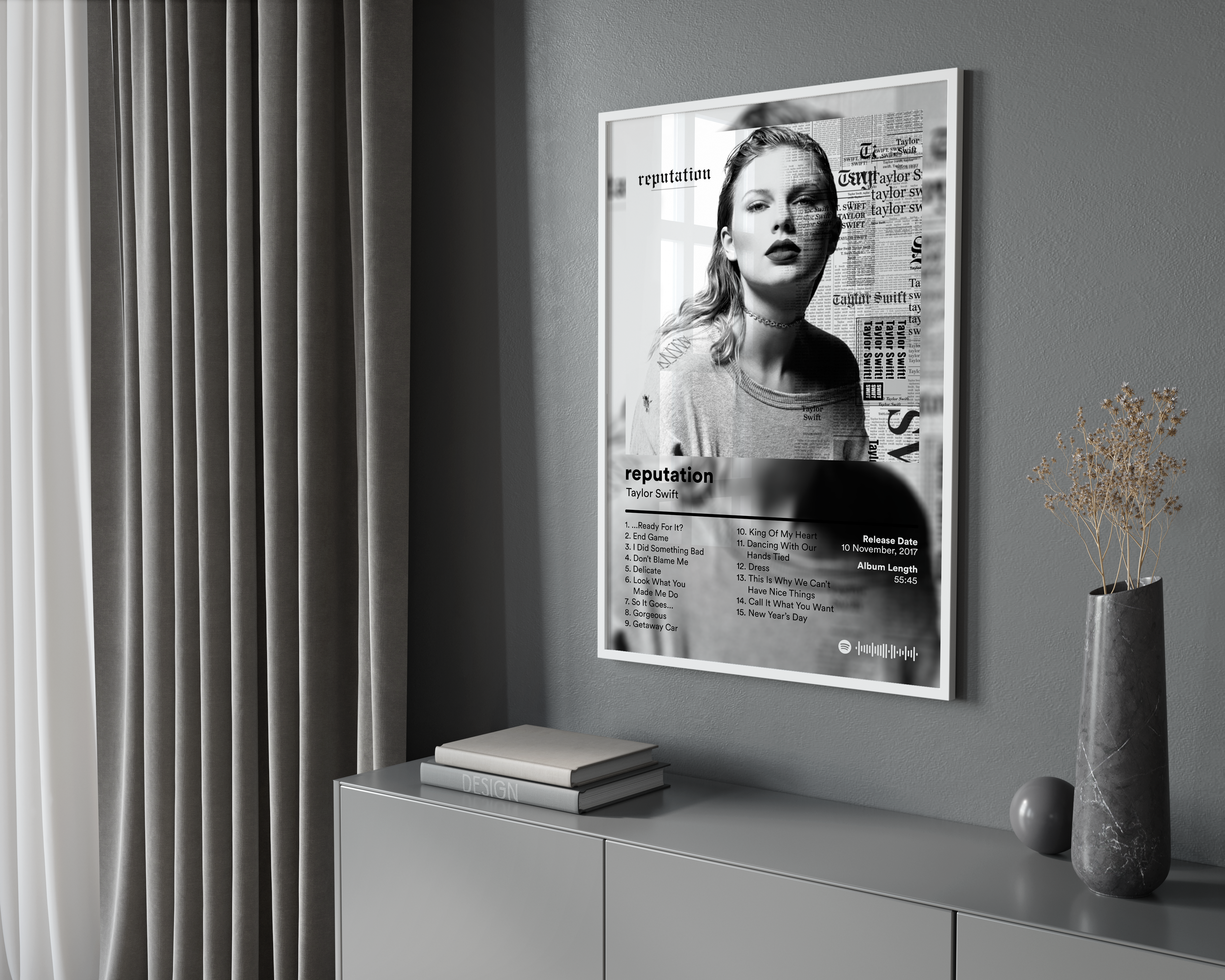 Taylor Swift 'reputation' Album Poster | Hype Posters