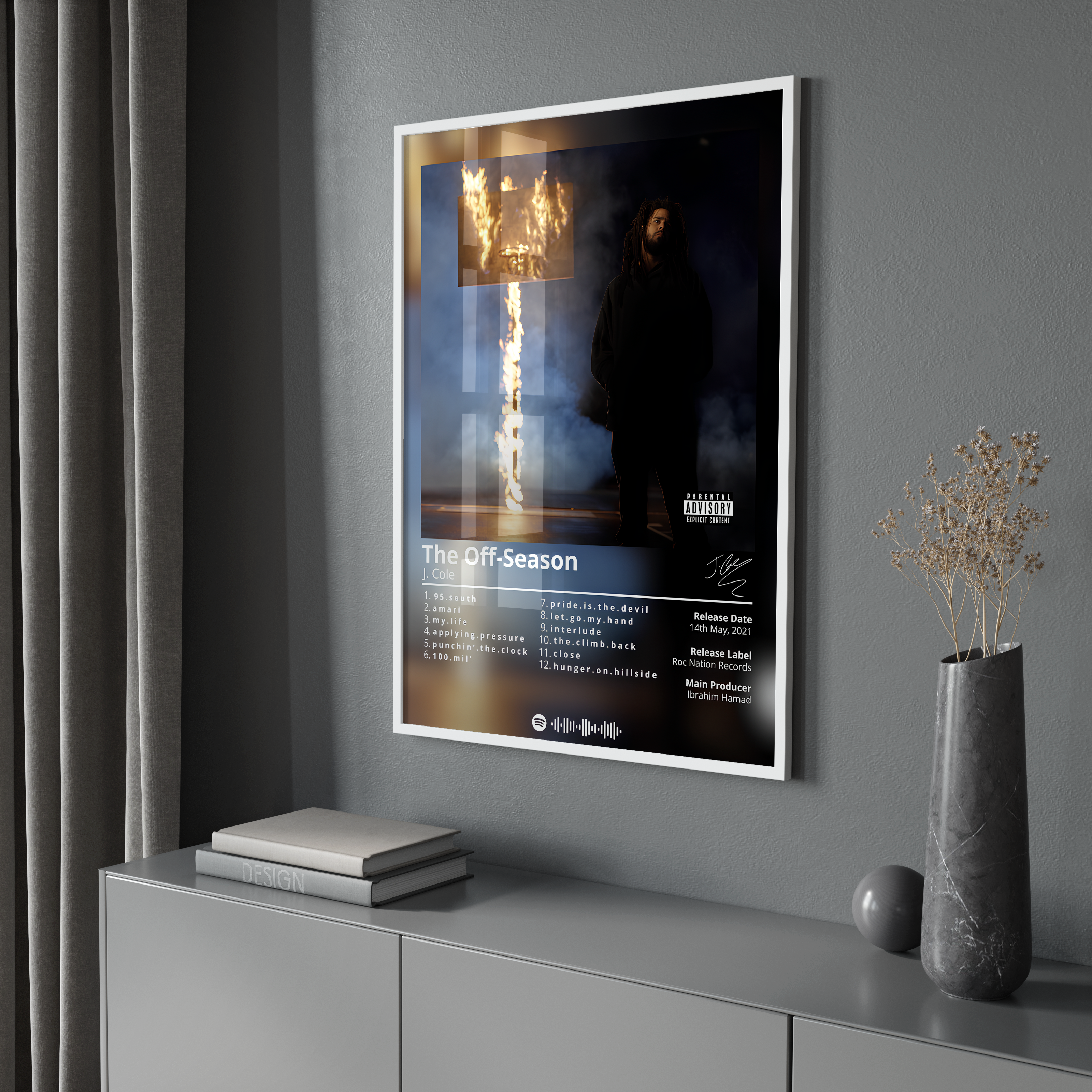 J Cole 'The Off-Season' Album Poster | Hype Posters