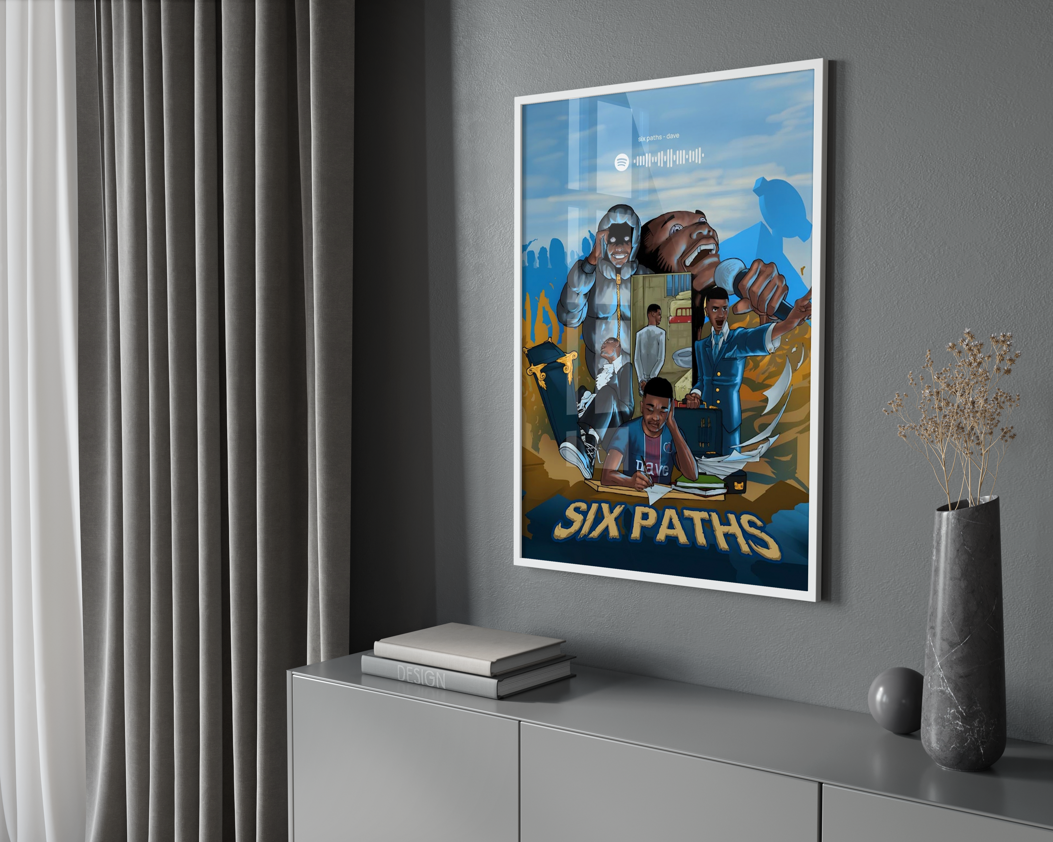 Dave 'Six Paths' Spotify Poster | Hype Posters