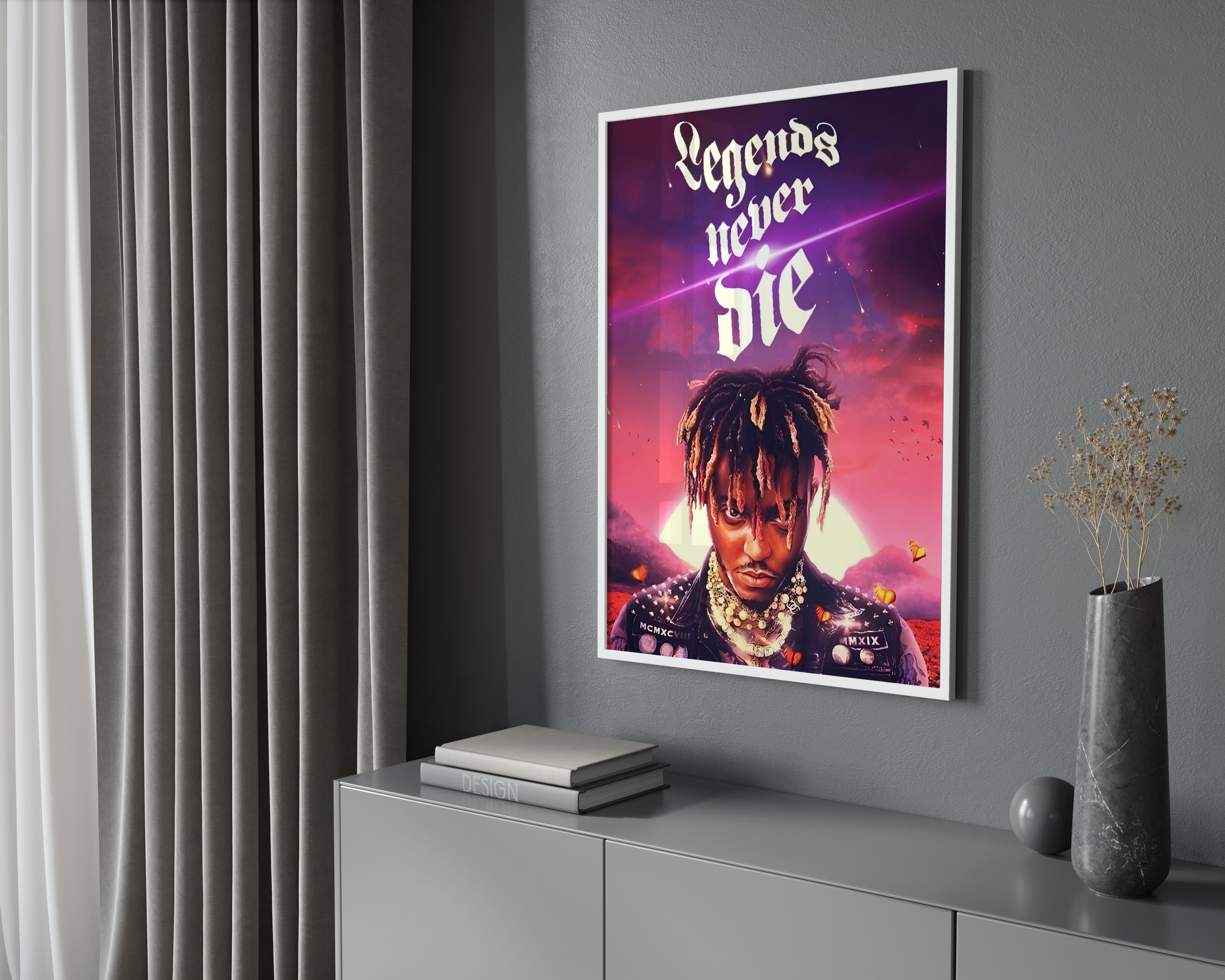 Juice WRLD 'Legends Never Die' V2 Poster | Hype Posters