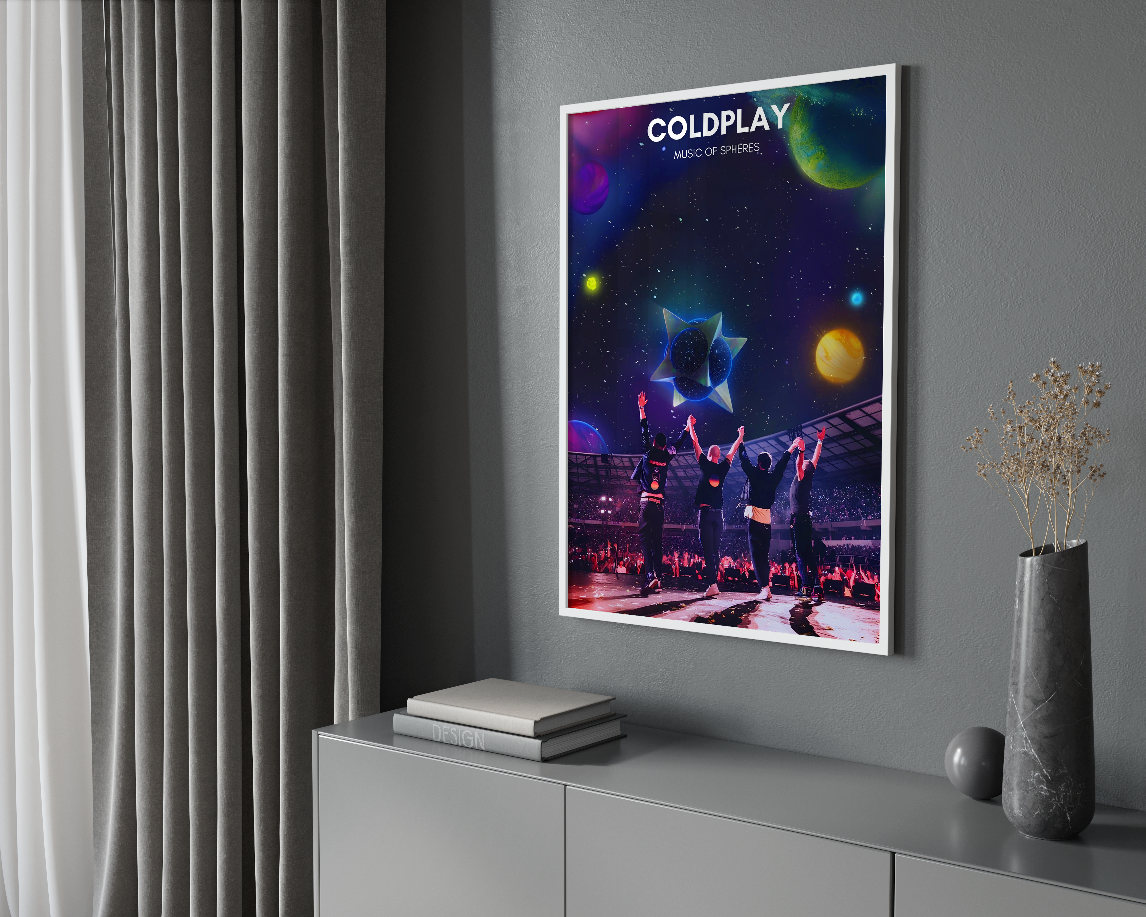 Coldplay 'Music Of Spheres' Poster | Hype Posters