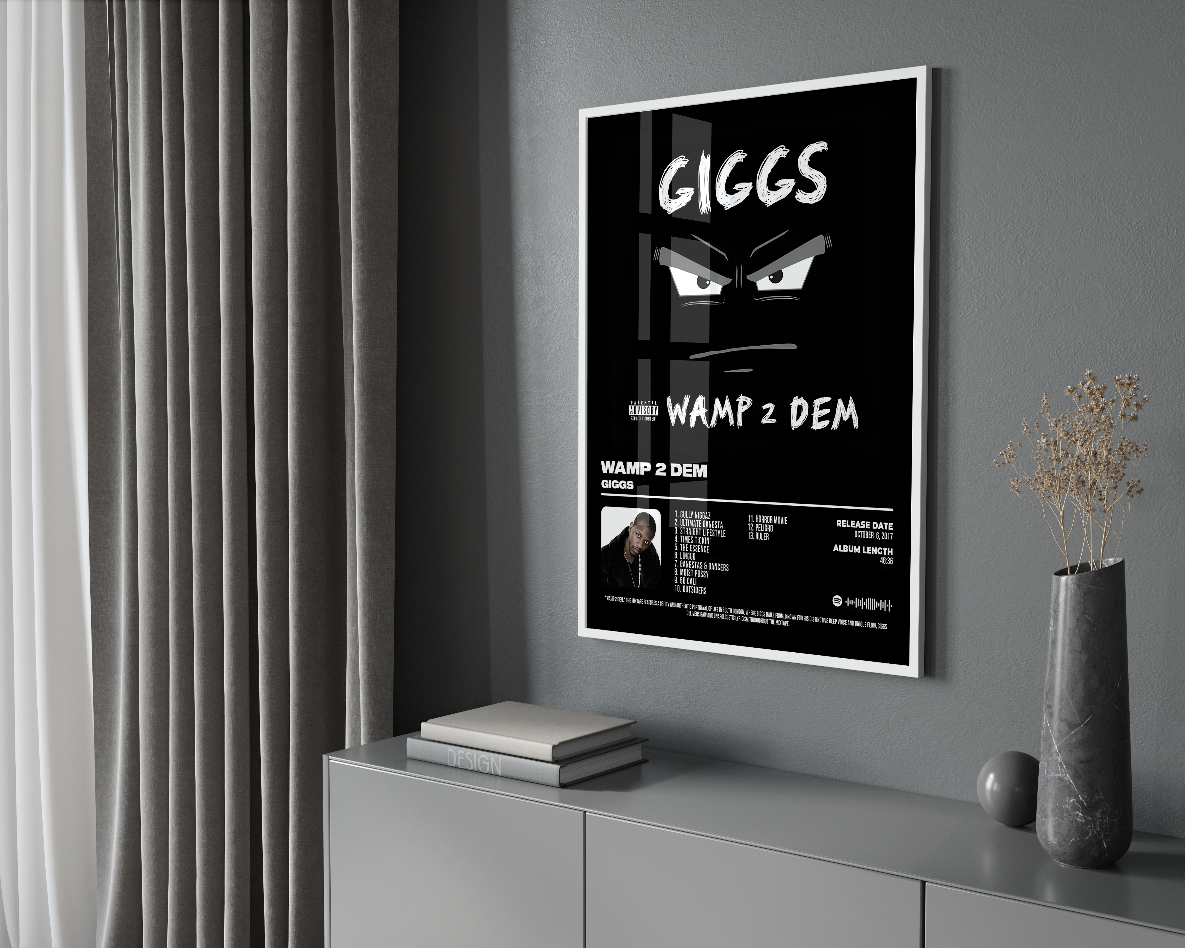 Giggs - "Wamp 2 Dem" Album Poster | Hype Posters