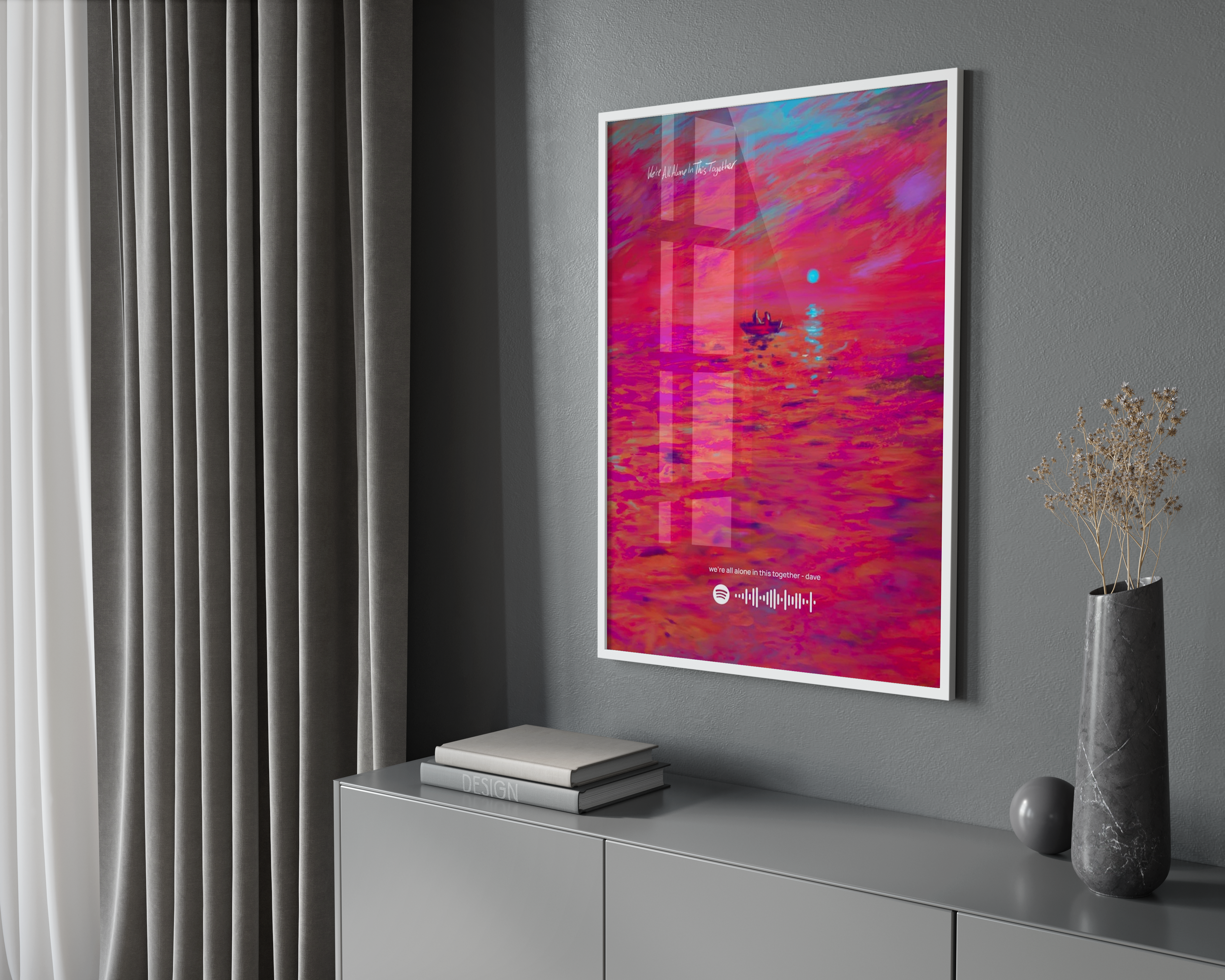 Dave 'We're All Alone In This Together' Spotify Poster | Hype Posters