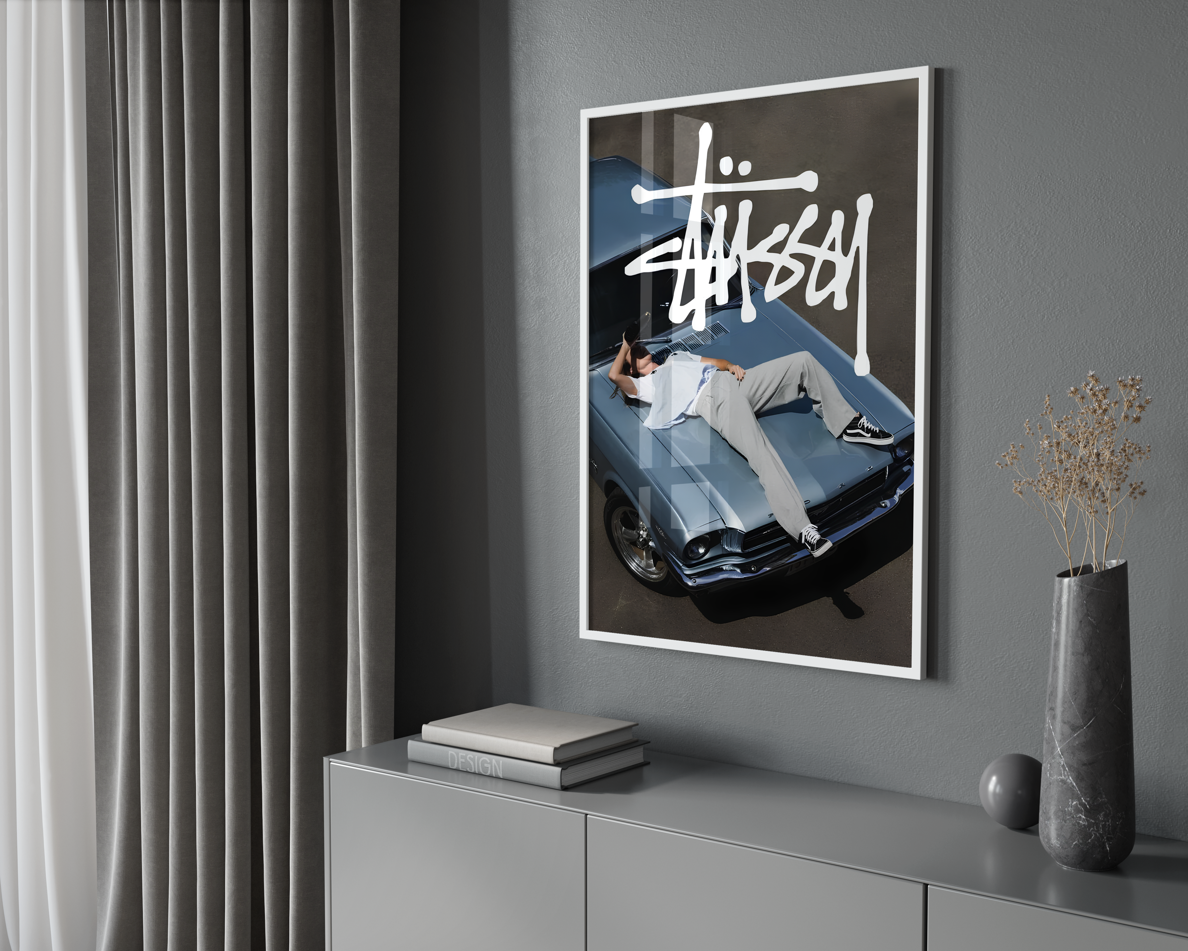 Stussy Mustang Poster | Hype Posters