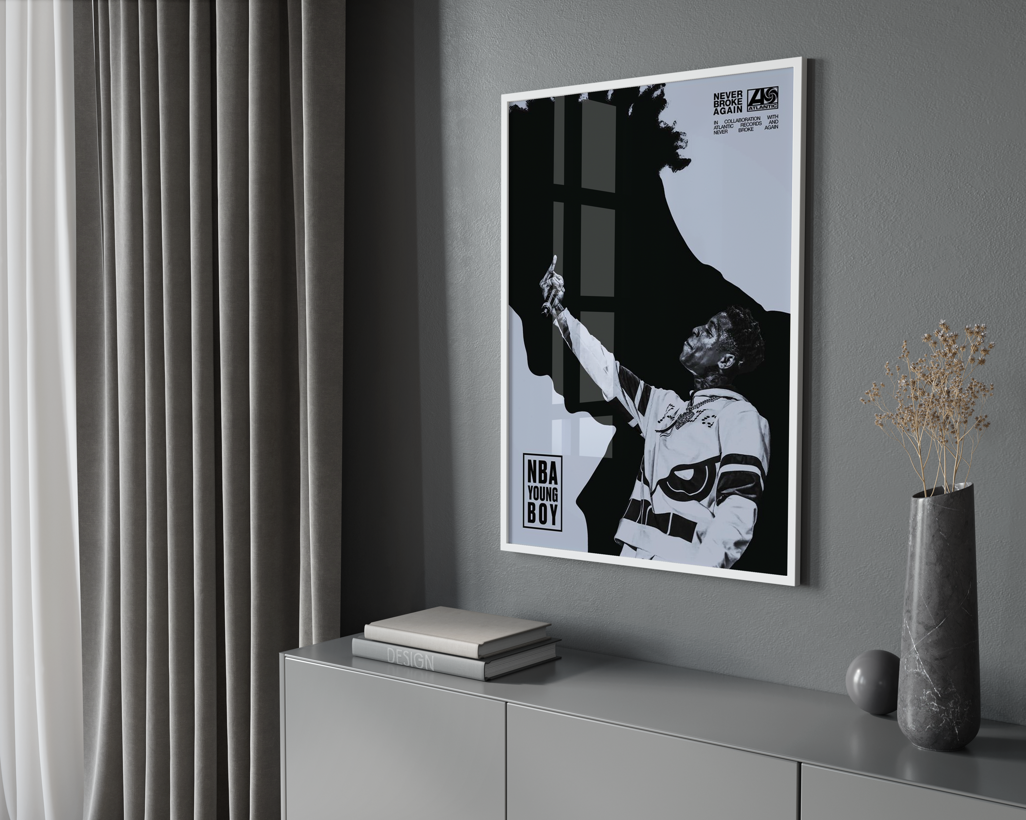 NBA Young Boy 'Silhouette' Poster | Hype Posters