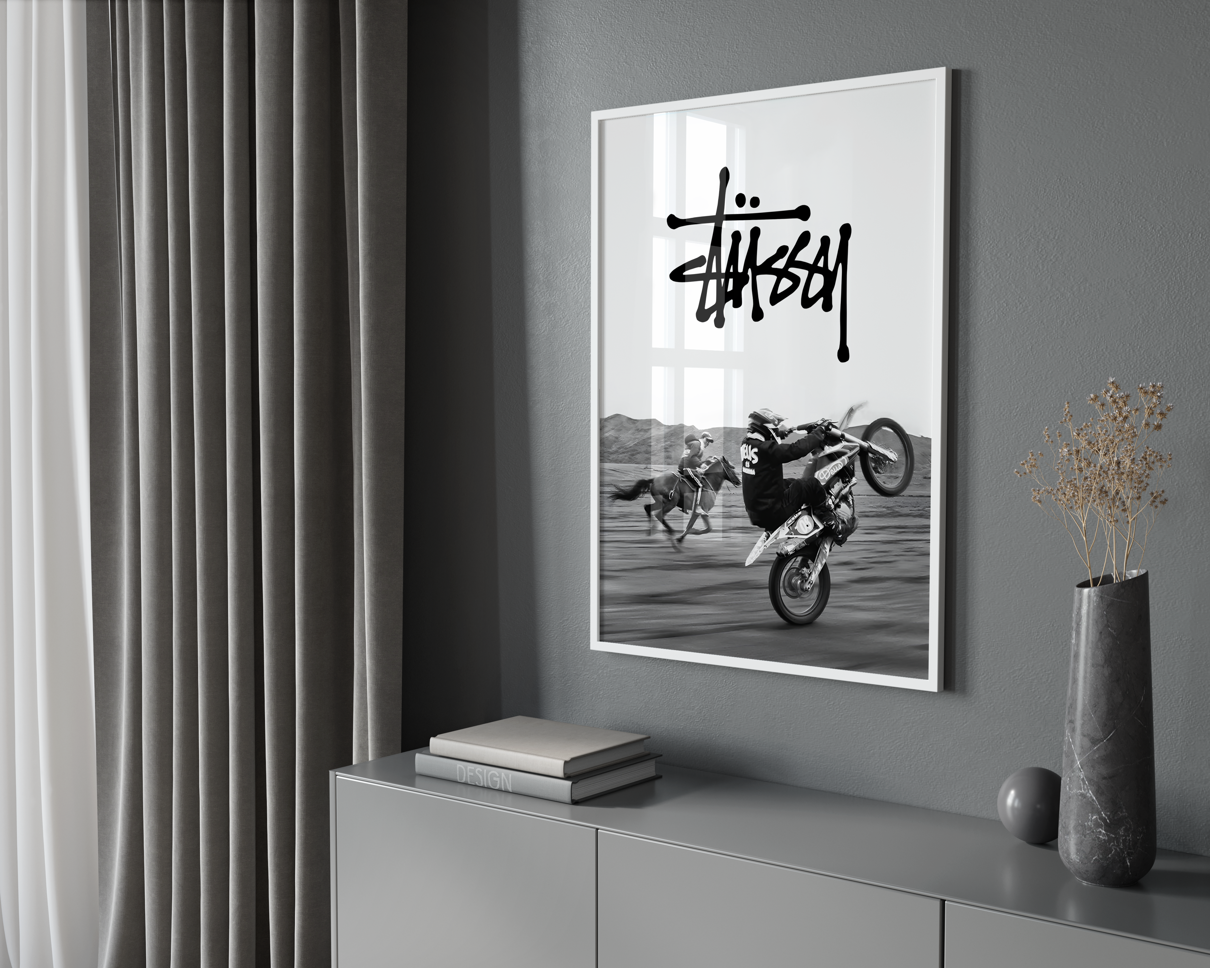 Stussy Motorbike Poster | Hype Posters