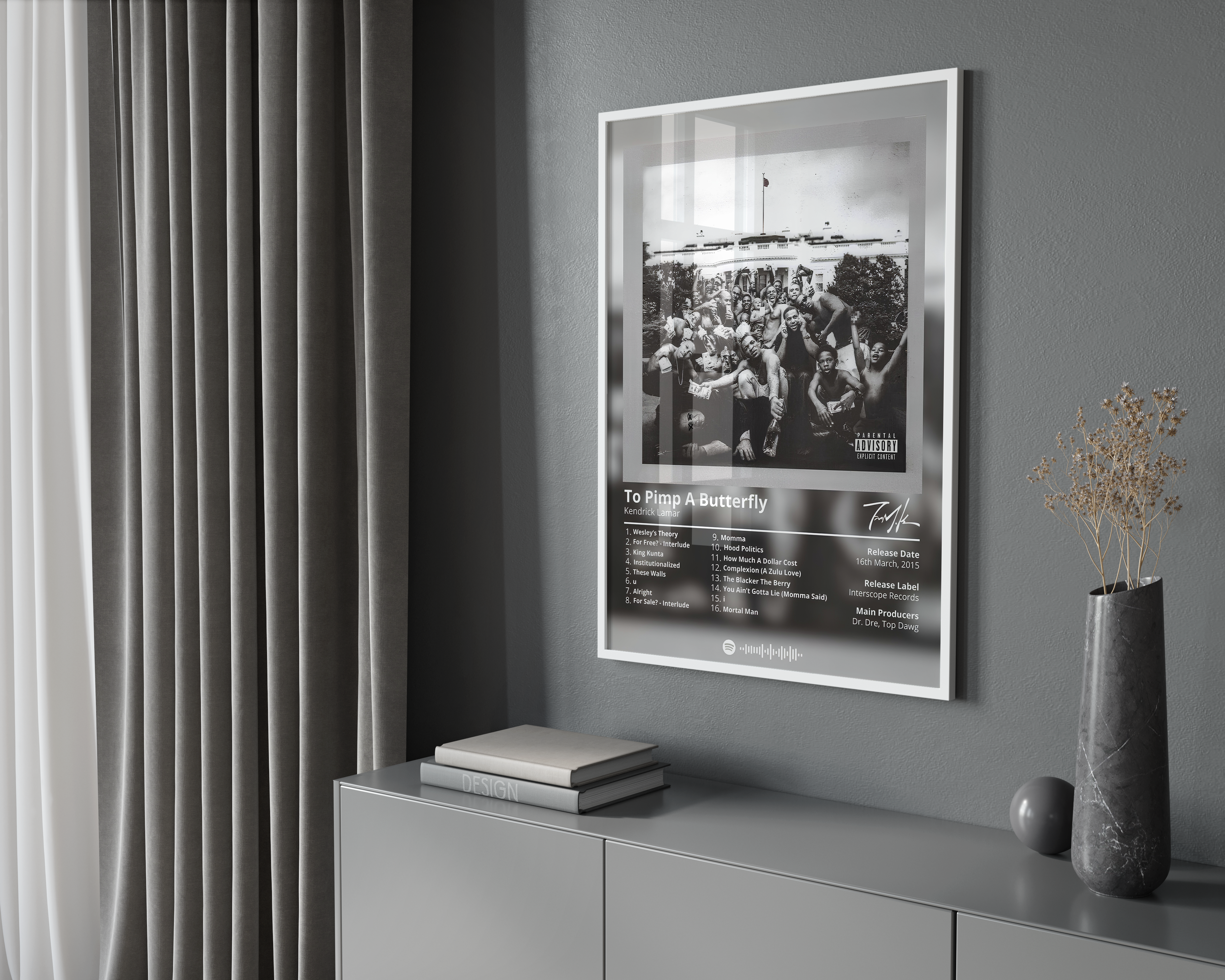 Kendrick Lamar - "To Pimp A Butterfly" Album Poster | Hype Posters