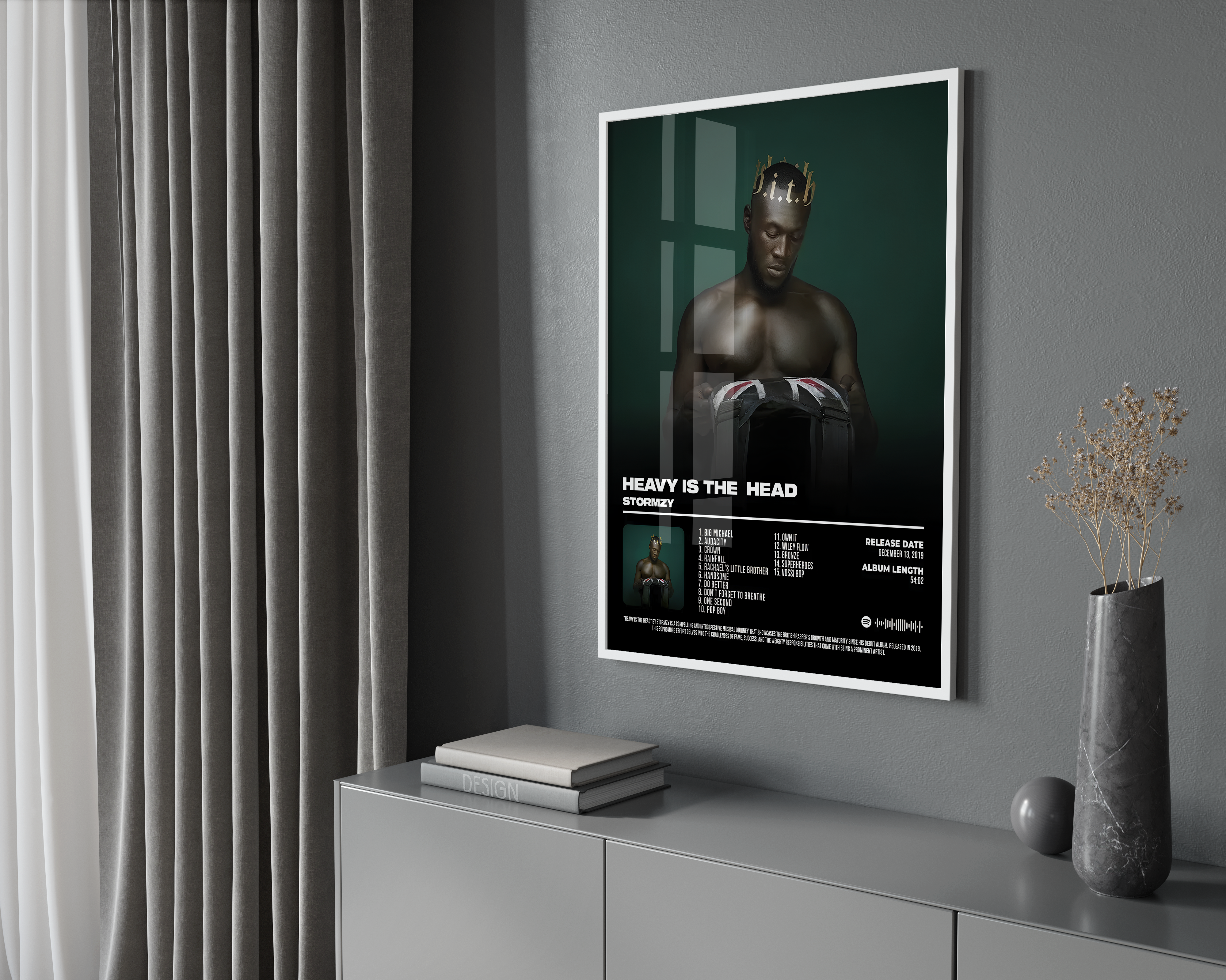 Stormzy 'Heavy Is The Head' Album Poster | Hype Posters
