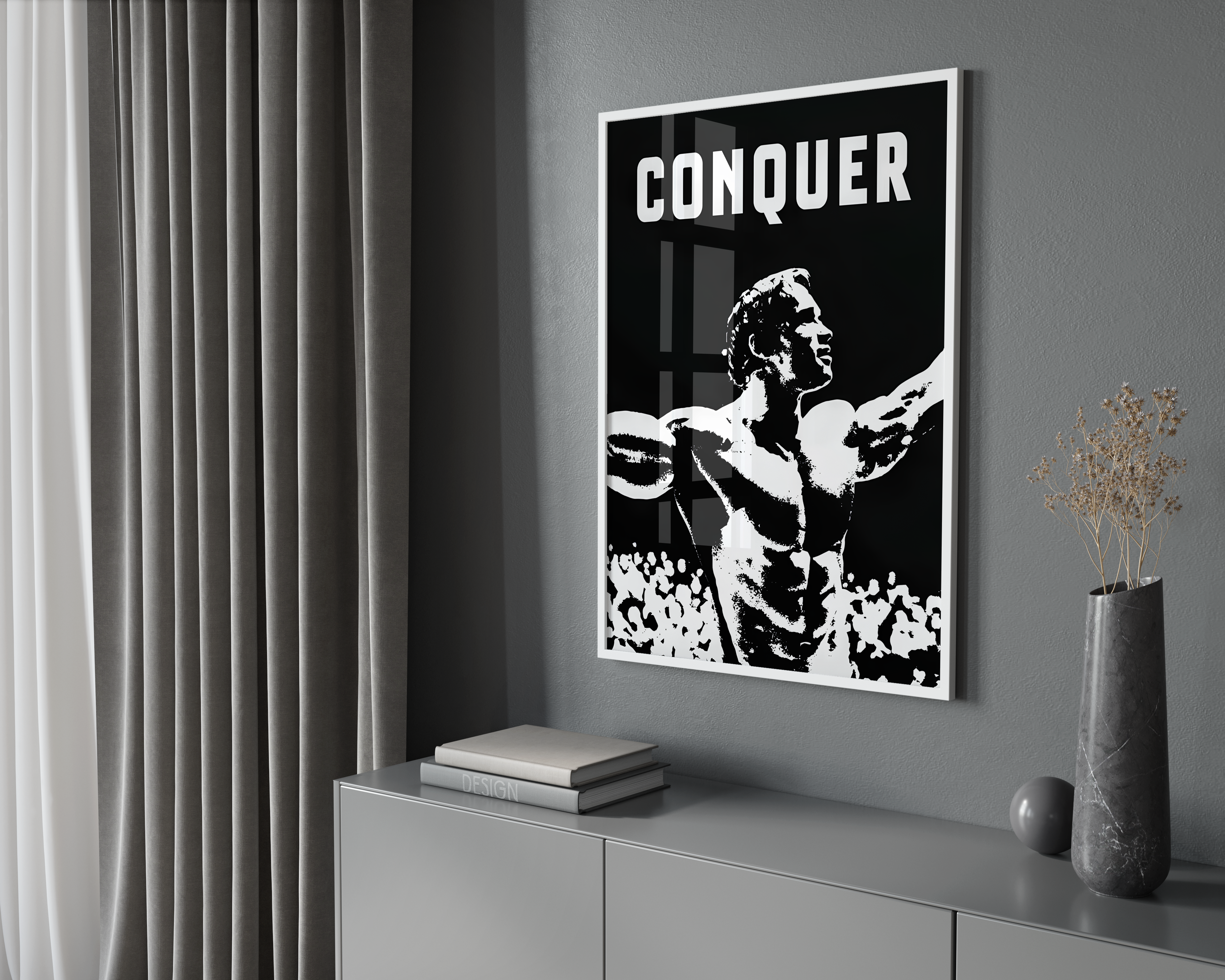 Arnold Conquer Poster | Hype Posters