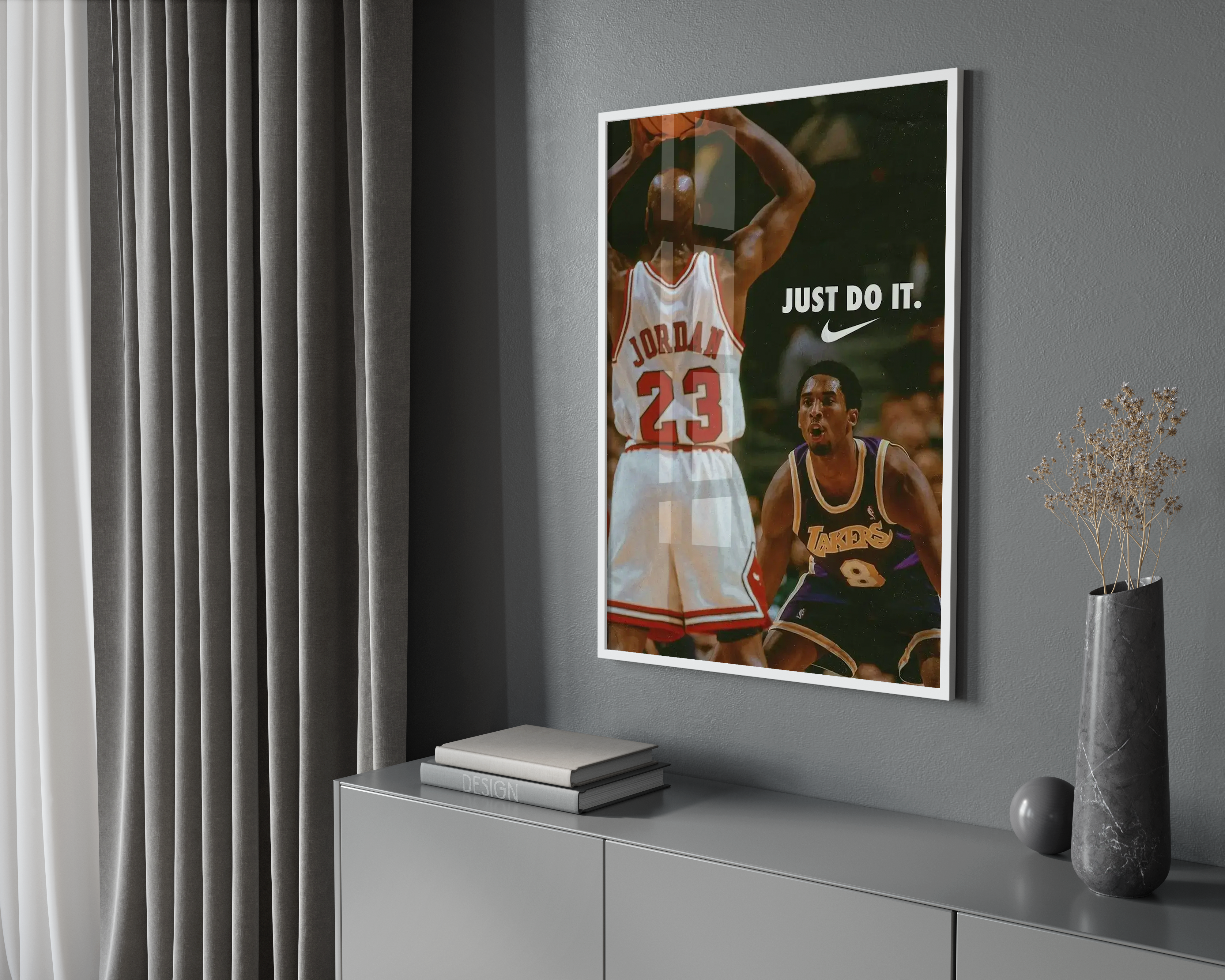 Michael Jordan X Kobe 'Mamba' Poster | Hype Posters