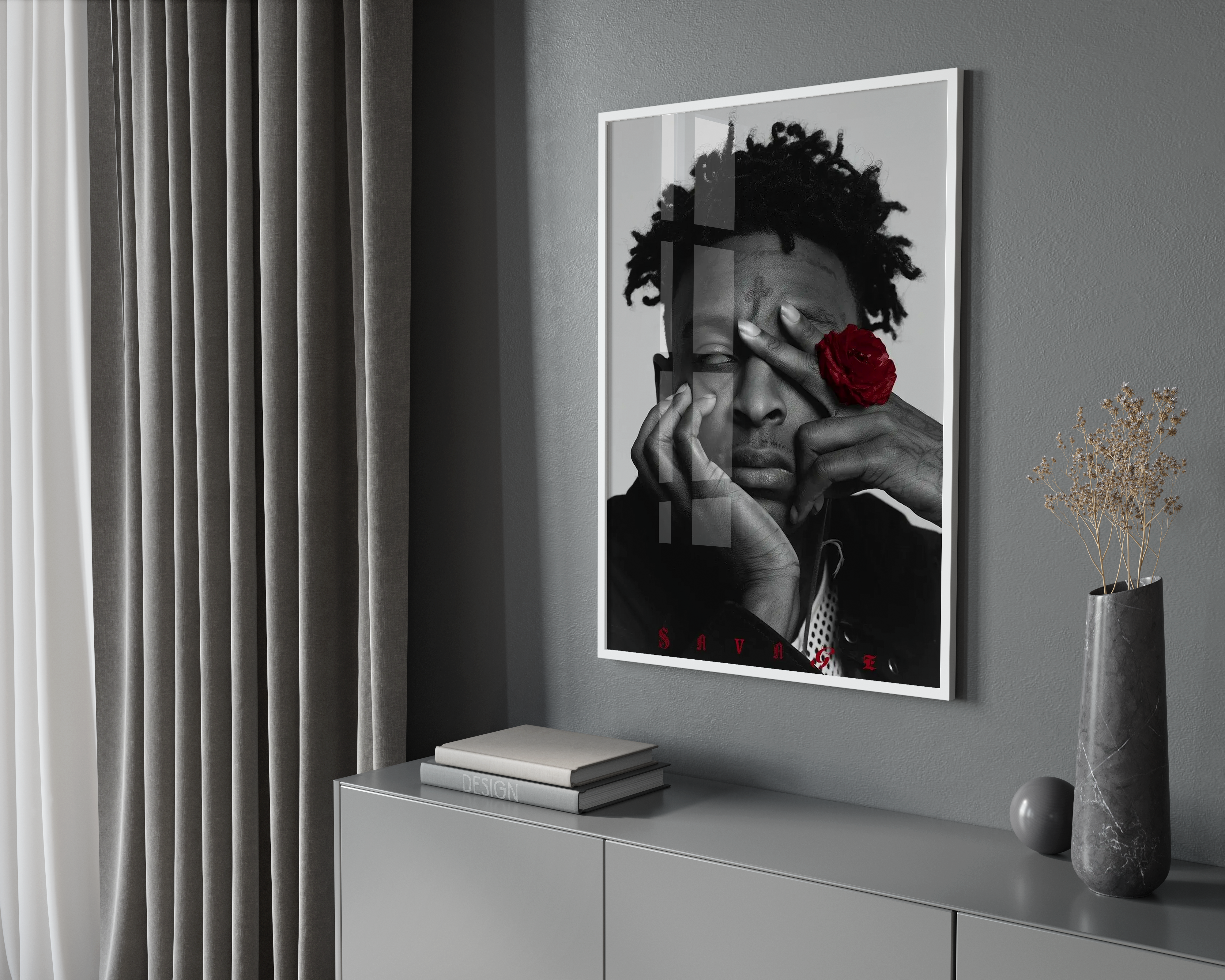 21 Savage - Rose Poster | Hype Posters
