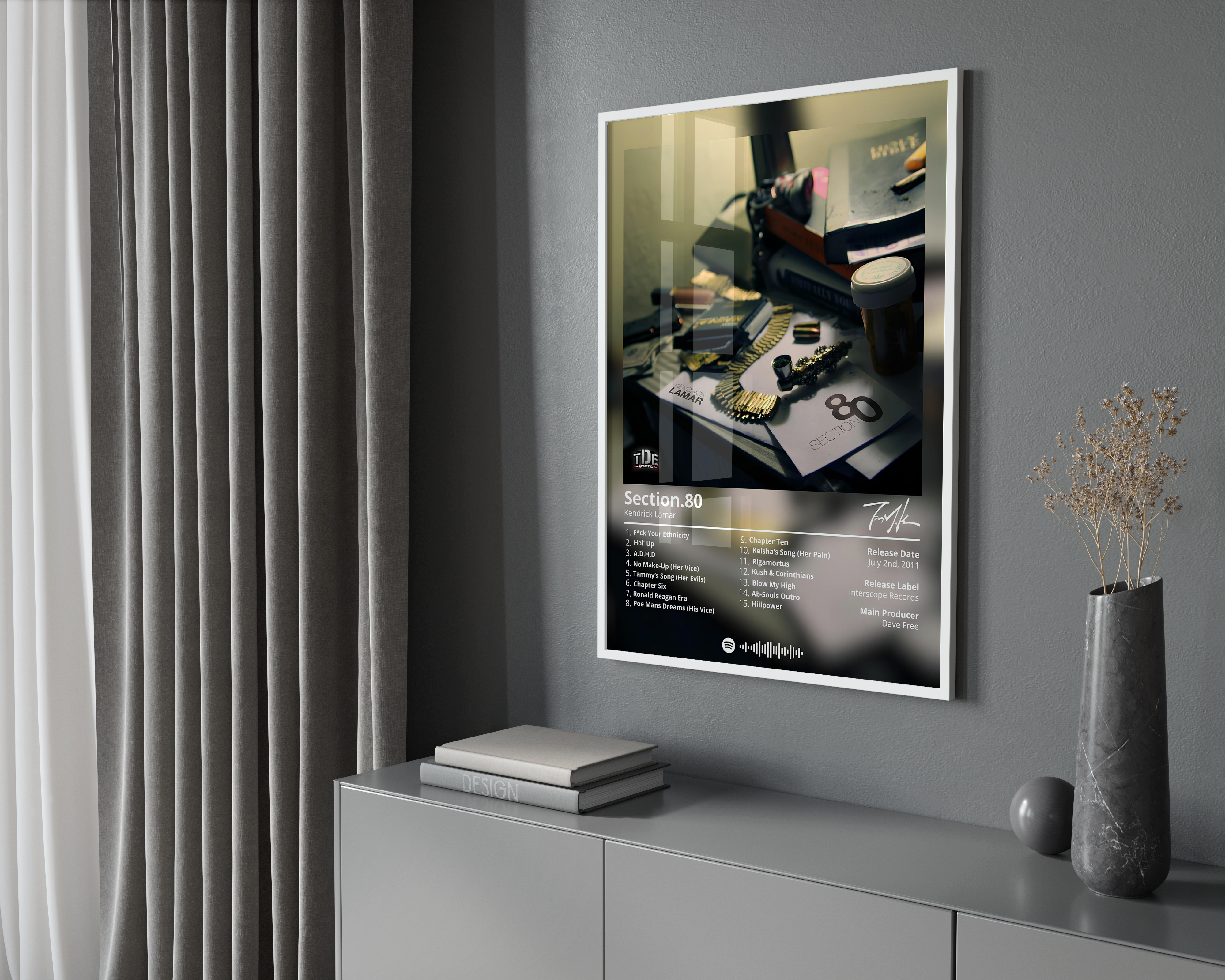 Kendrick Lamar - "Section 80" Album Poster | Hype Posters