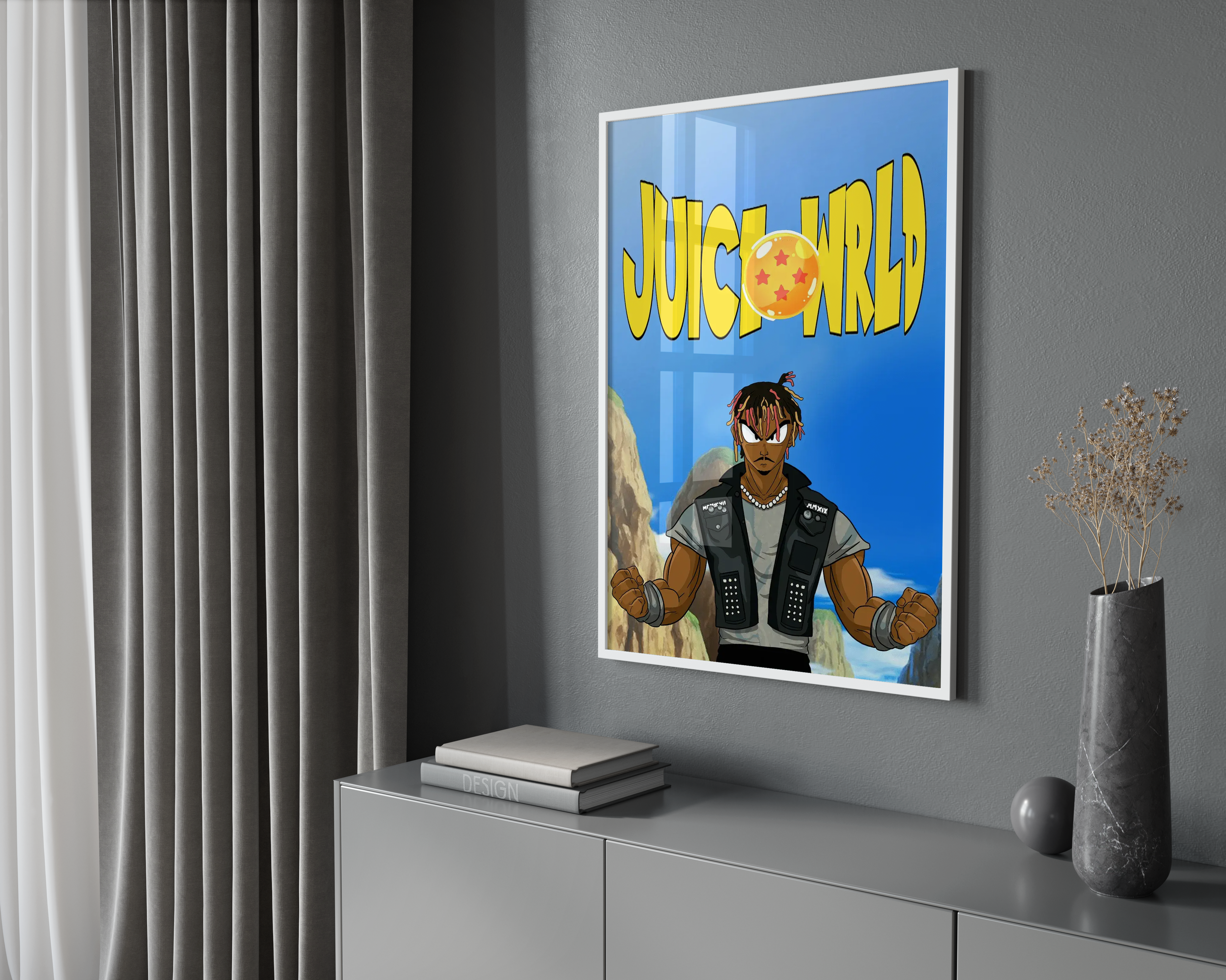 Juice WRLD x Dragon Ball Poster | Hype Posters
