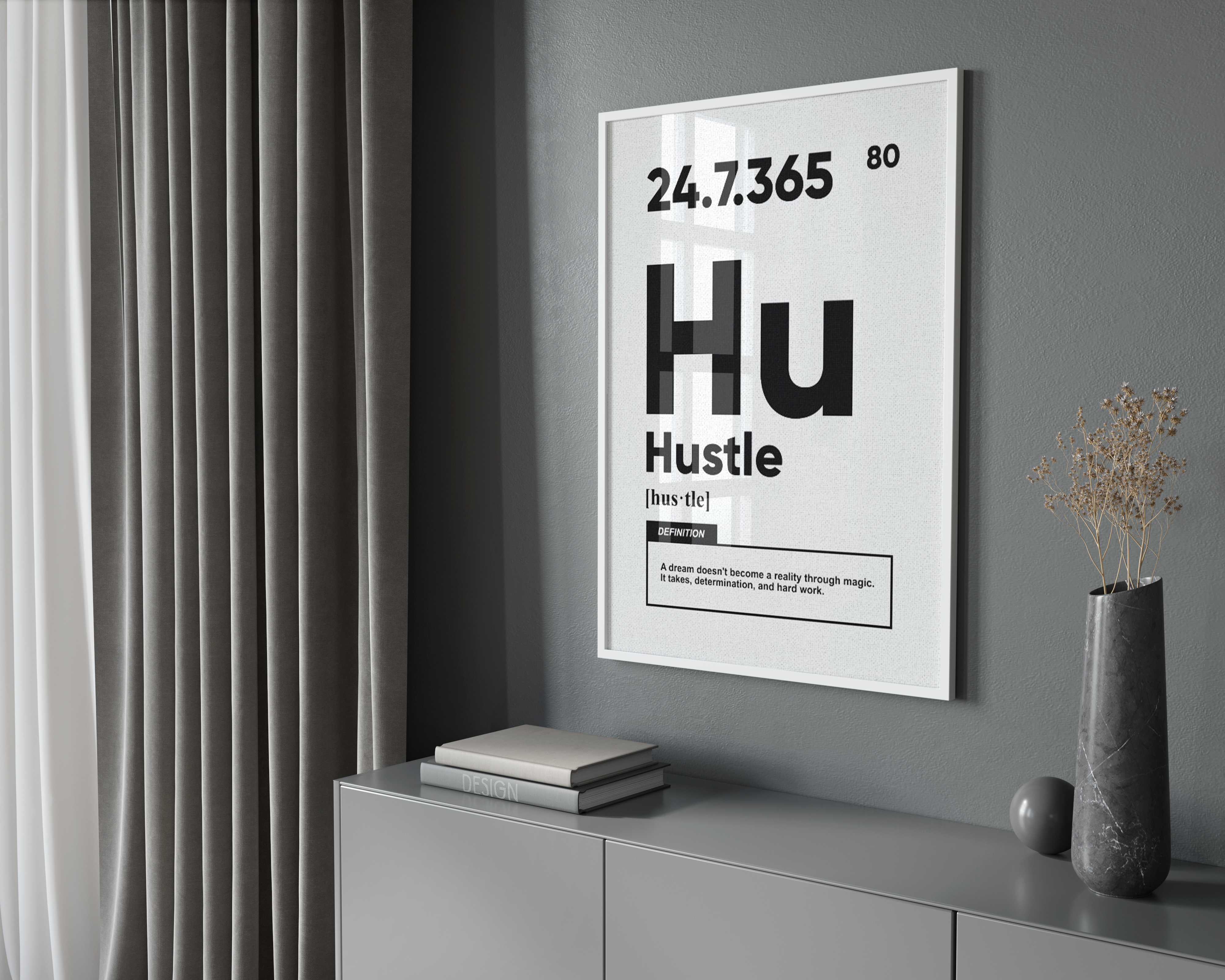 Hustle Definition Poster | Hype Posters