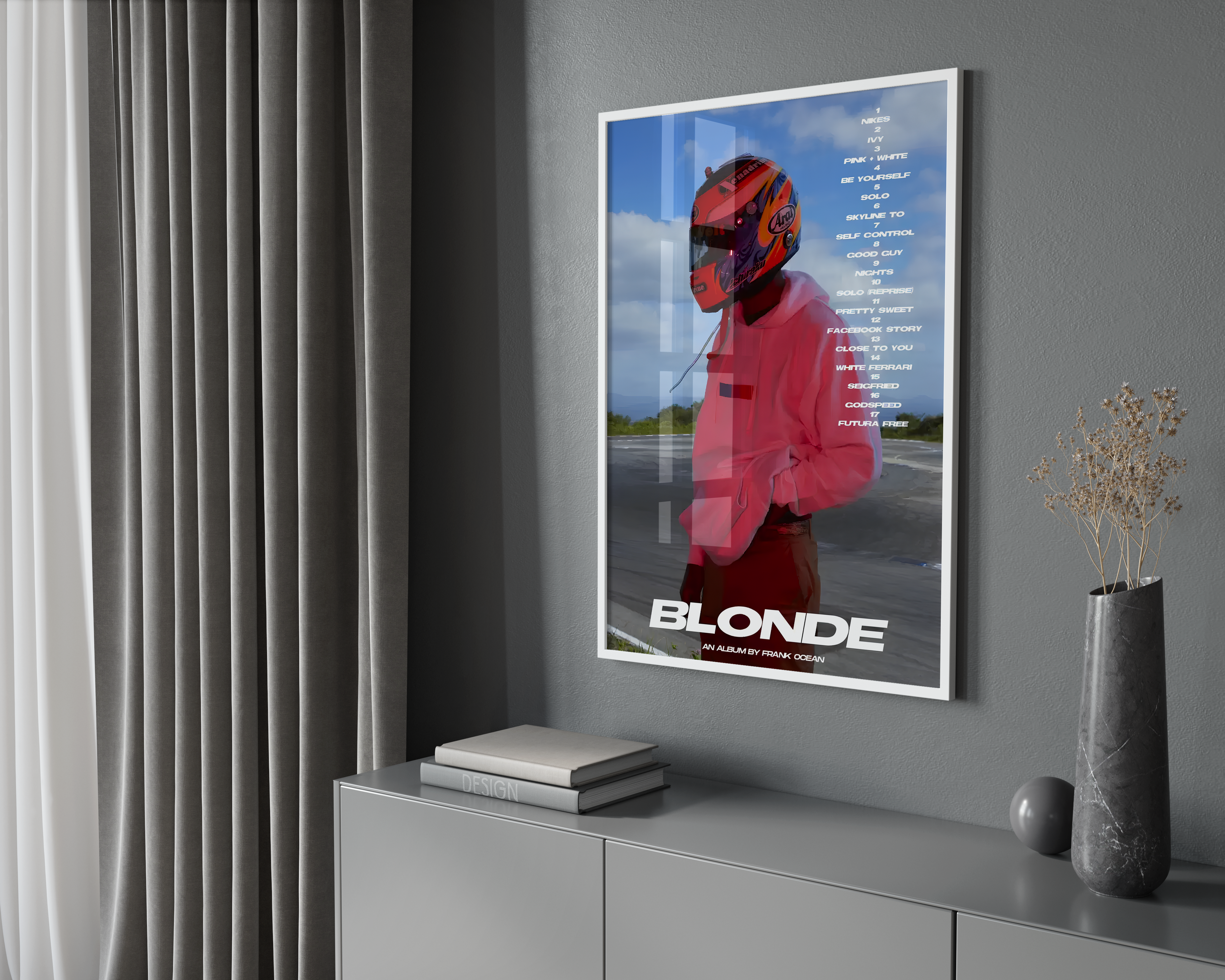 Frank Ocean 'Blonde' Aesthetic Poster | Hype Posters