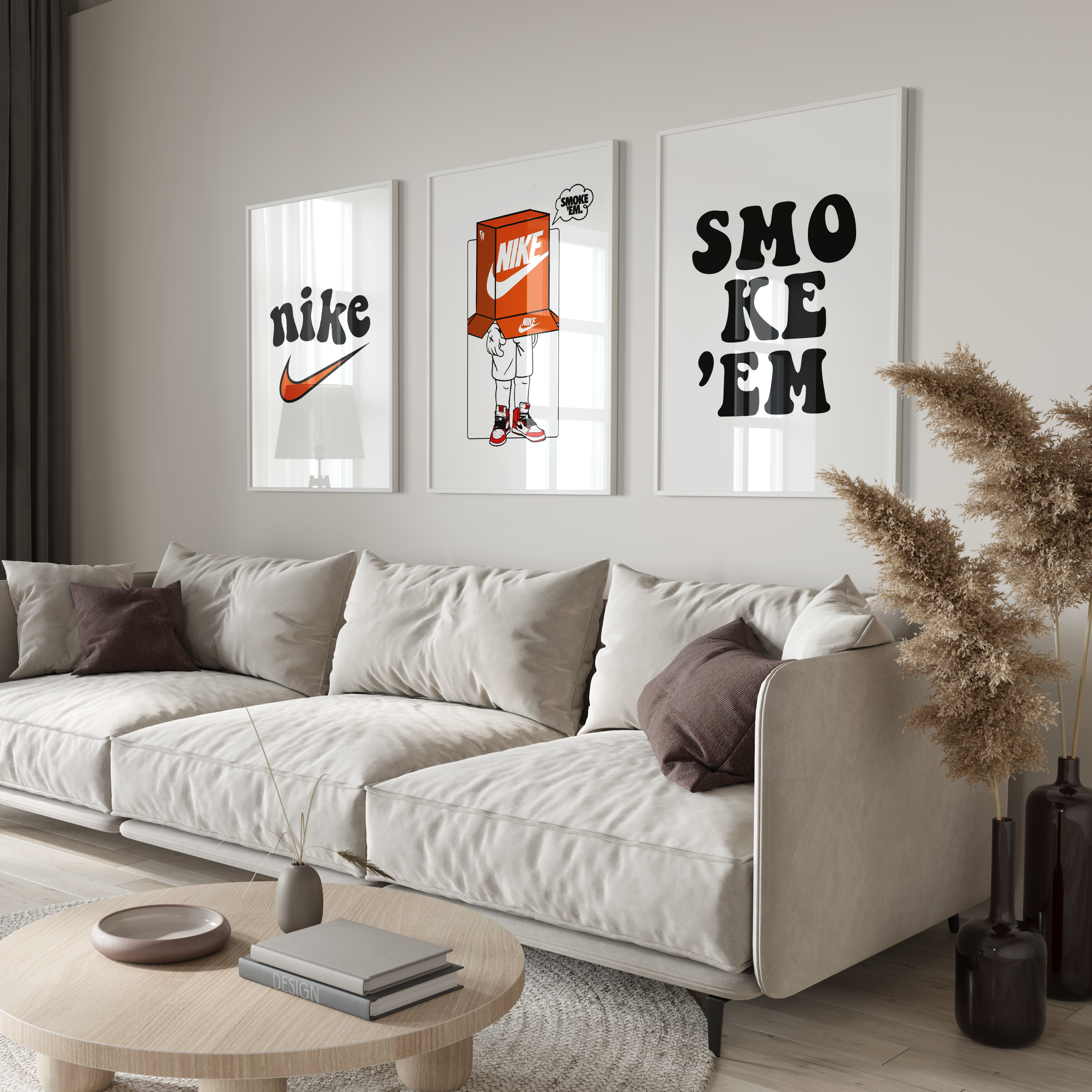 Nike 'Smoke Em' Poster Set | Hype Posters