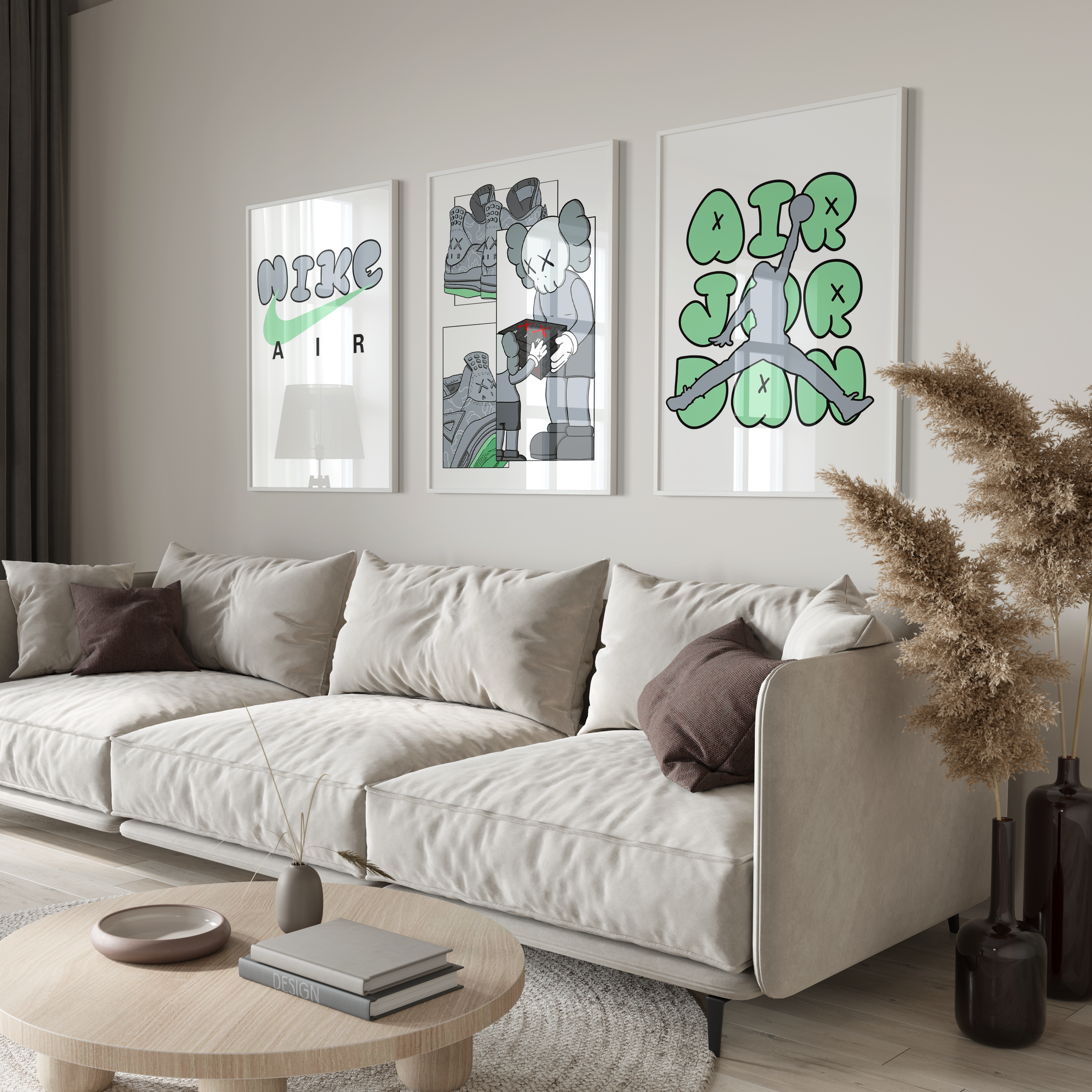 KAWS Sneaker Poster Set | Hype Posters