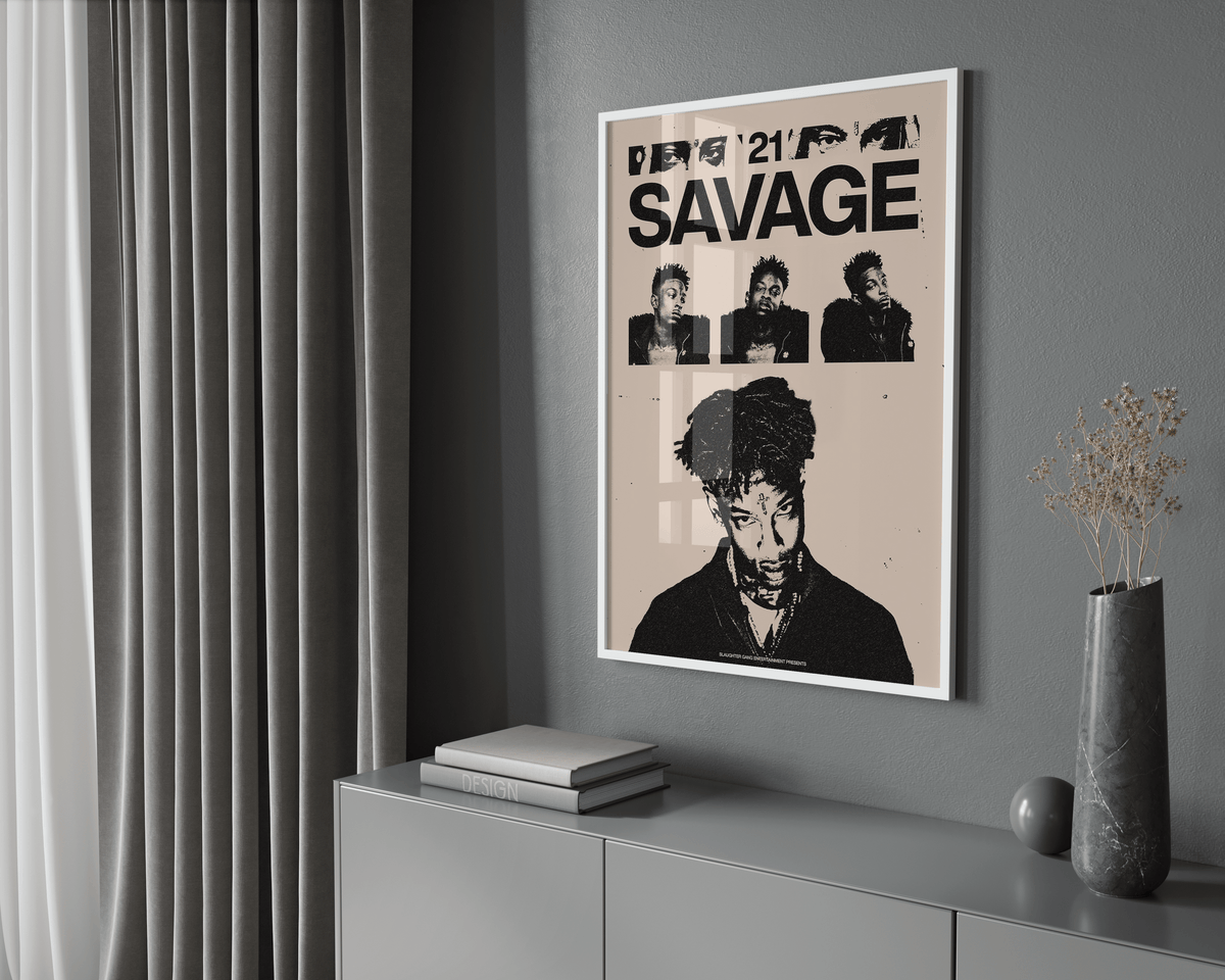 21 Savage 'Trio' Poster - Posters, Prints & Wall Art | HYPE Posters
