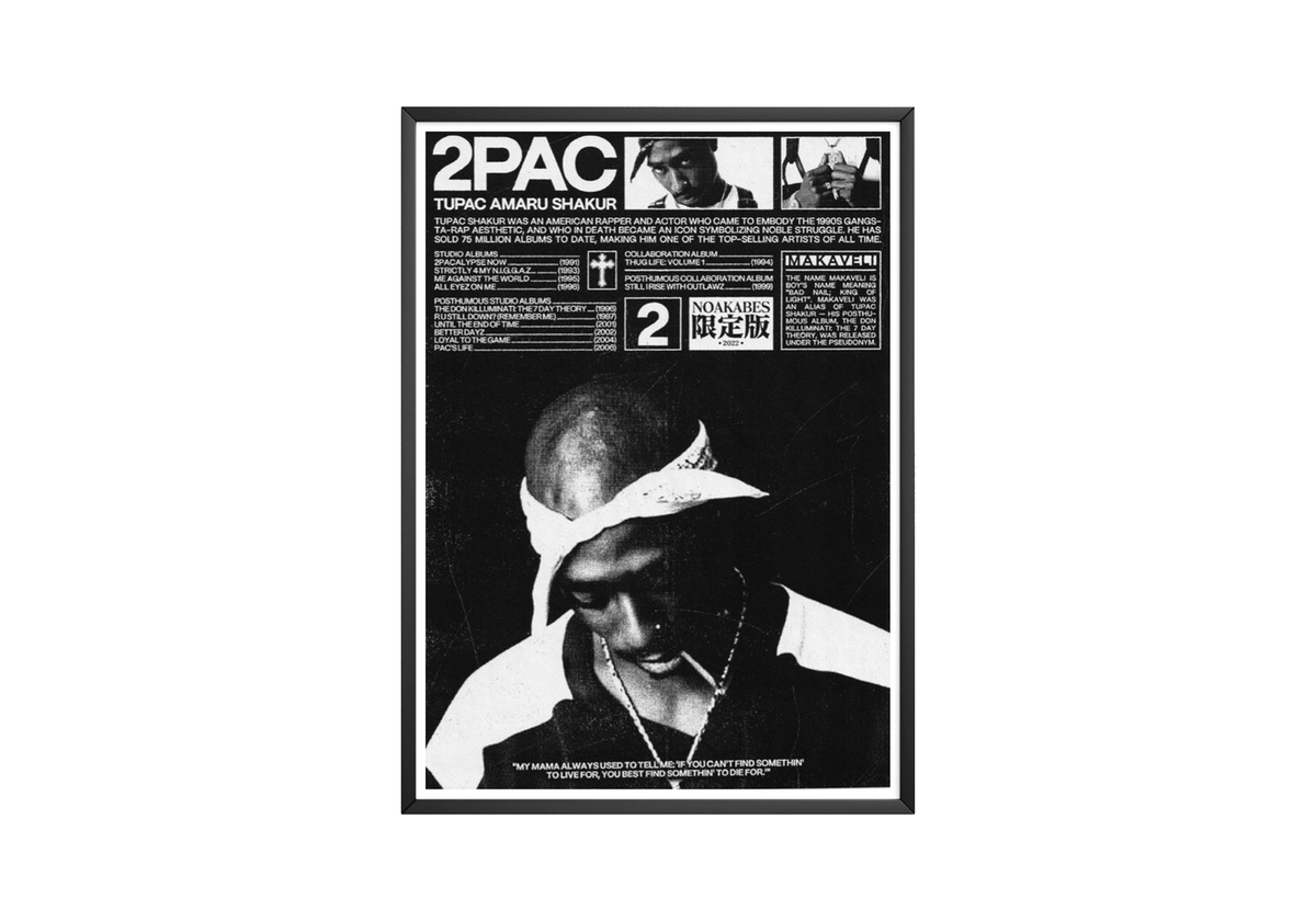 2PAC - History Poster - Posters, Prints & Wall Art | HYPE Posters