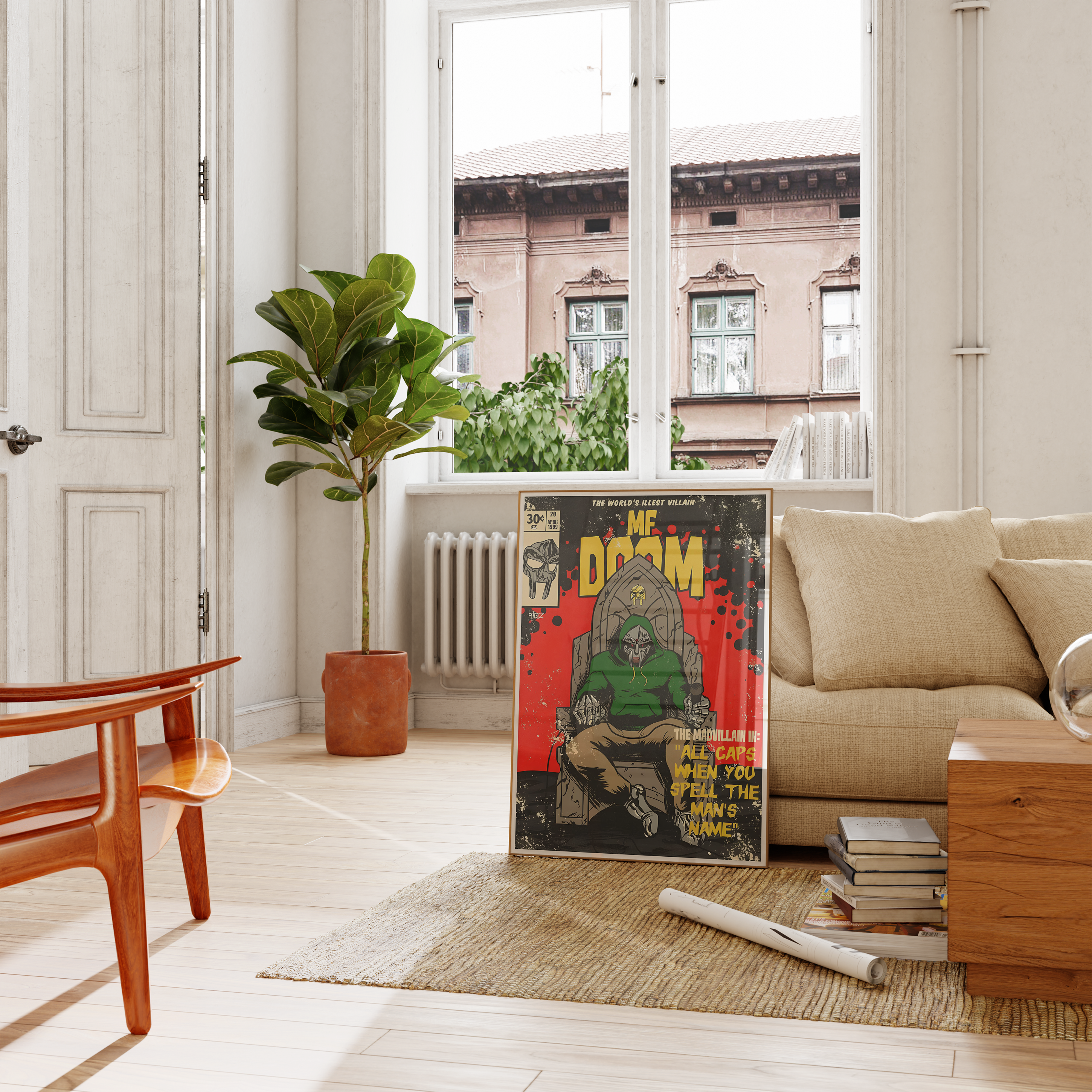 MF Doom 'Comic' Poster | Hype Posters