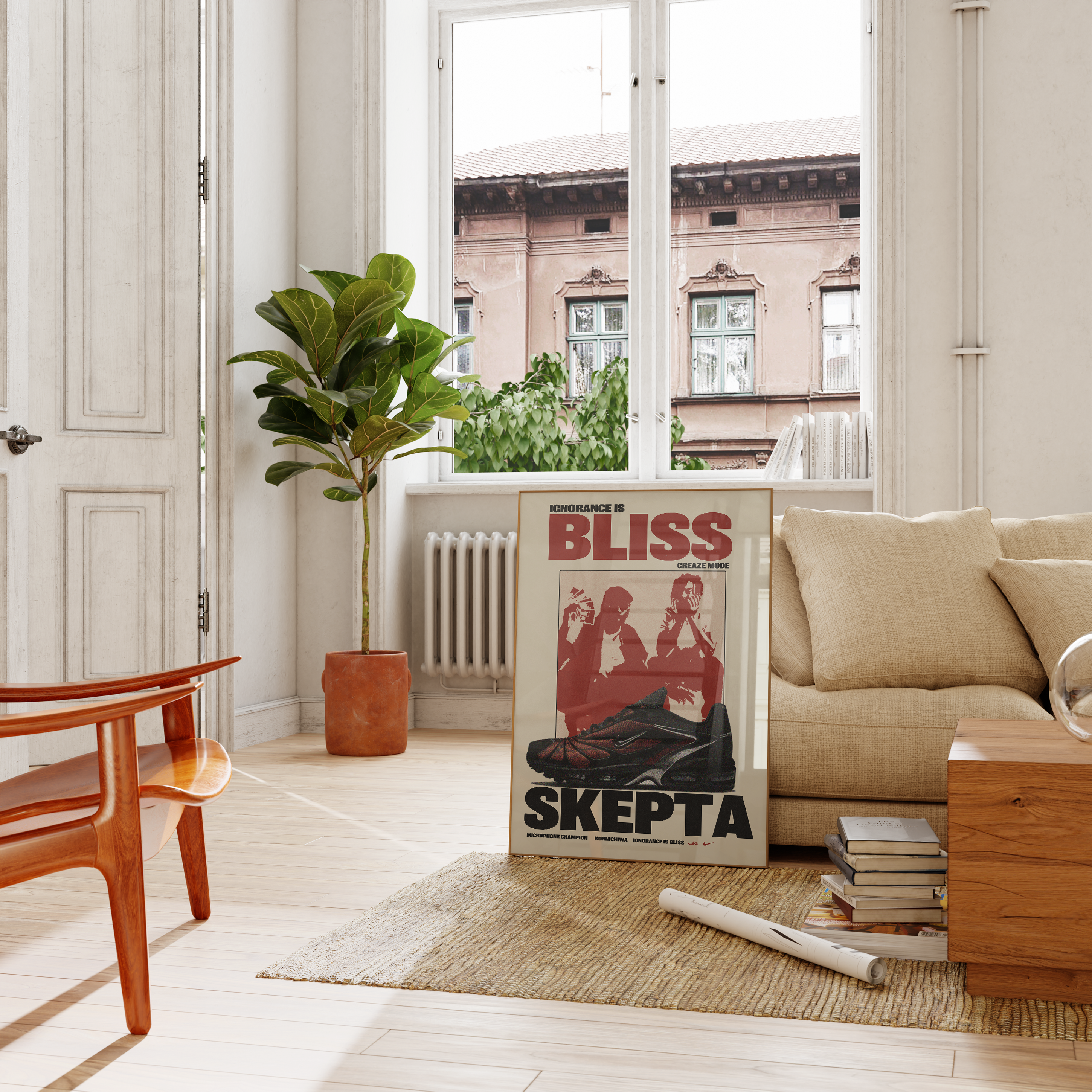 Skepta - Ignorance Is Bliss Sneaker Poster | Hype Posters