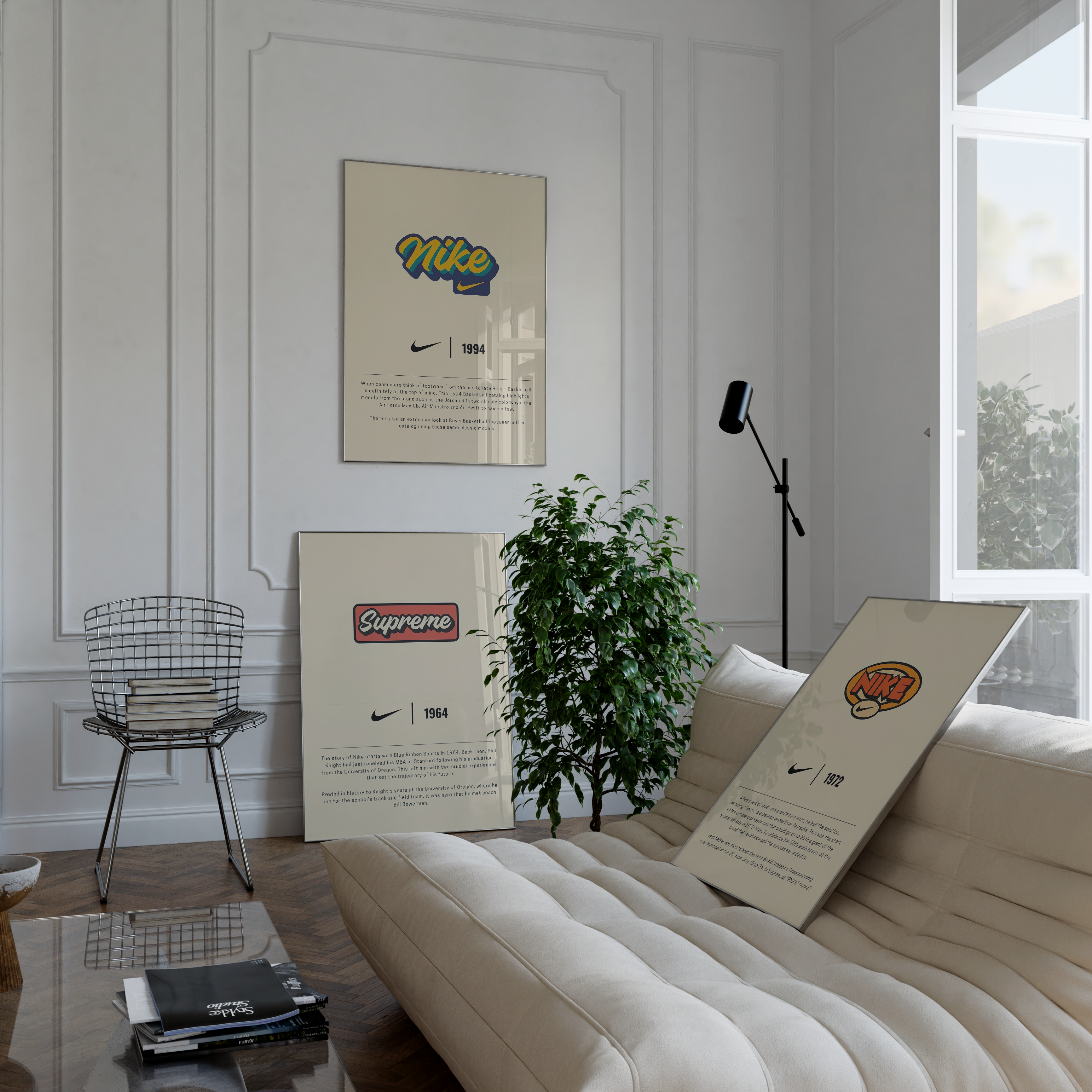 Nike Retro Poster Set | Hype Posters