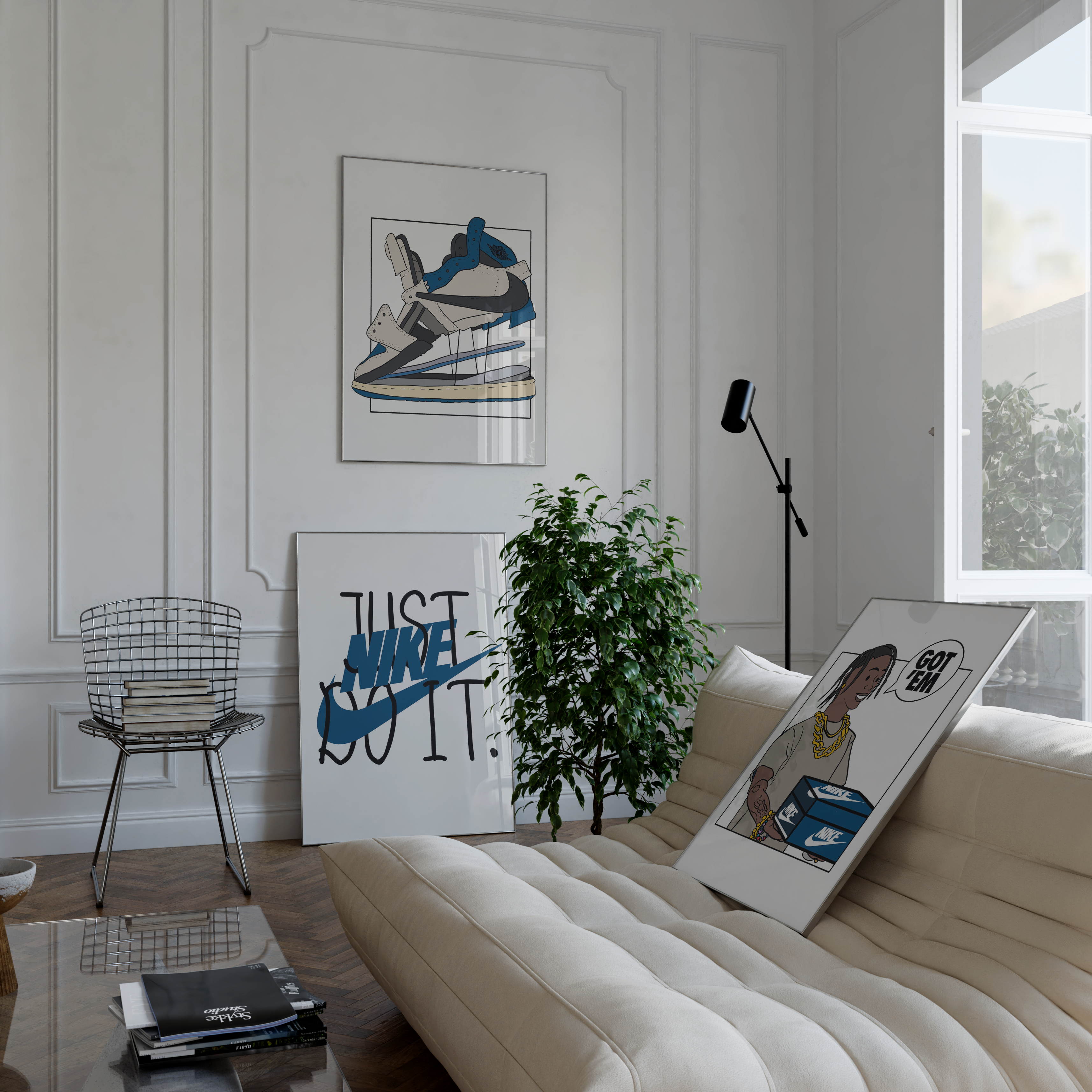 Nike x Travis Scott Sneaker Poster Set | Hype Posters