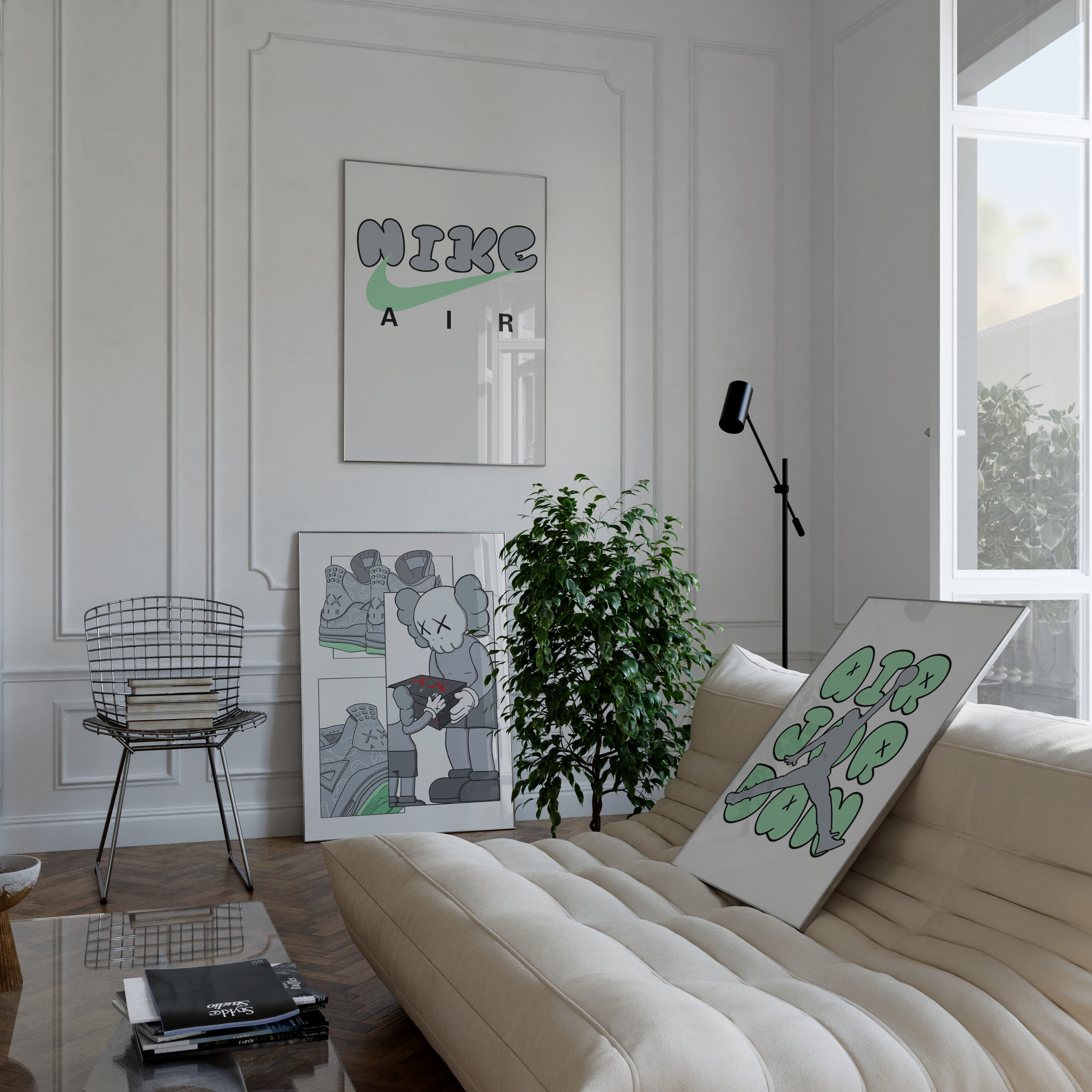 KAWS Sneaker Poster Set | Hype Posters