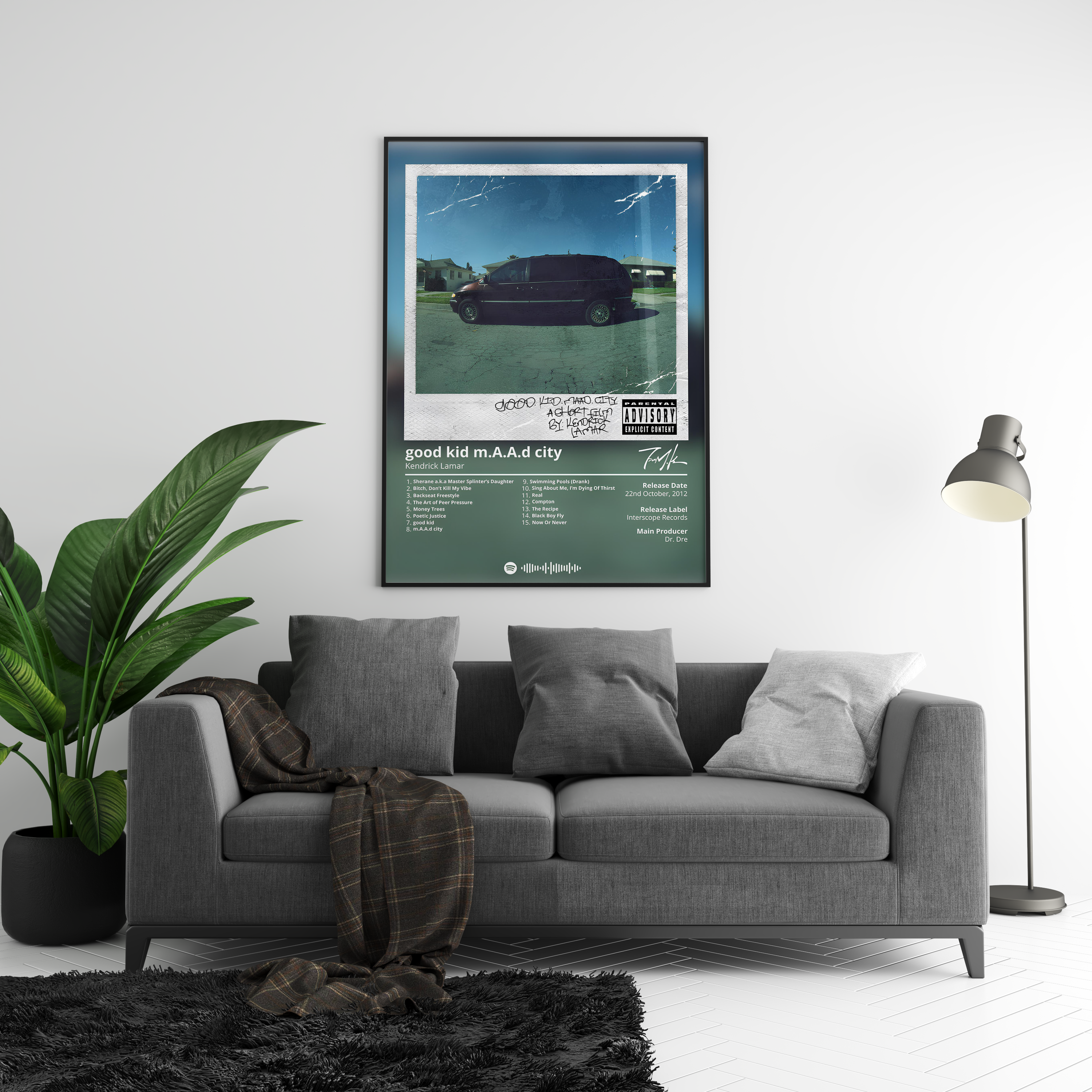 Kendrick Lamar - "Good Kid Maad City" Album Poster | Hype Posters