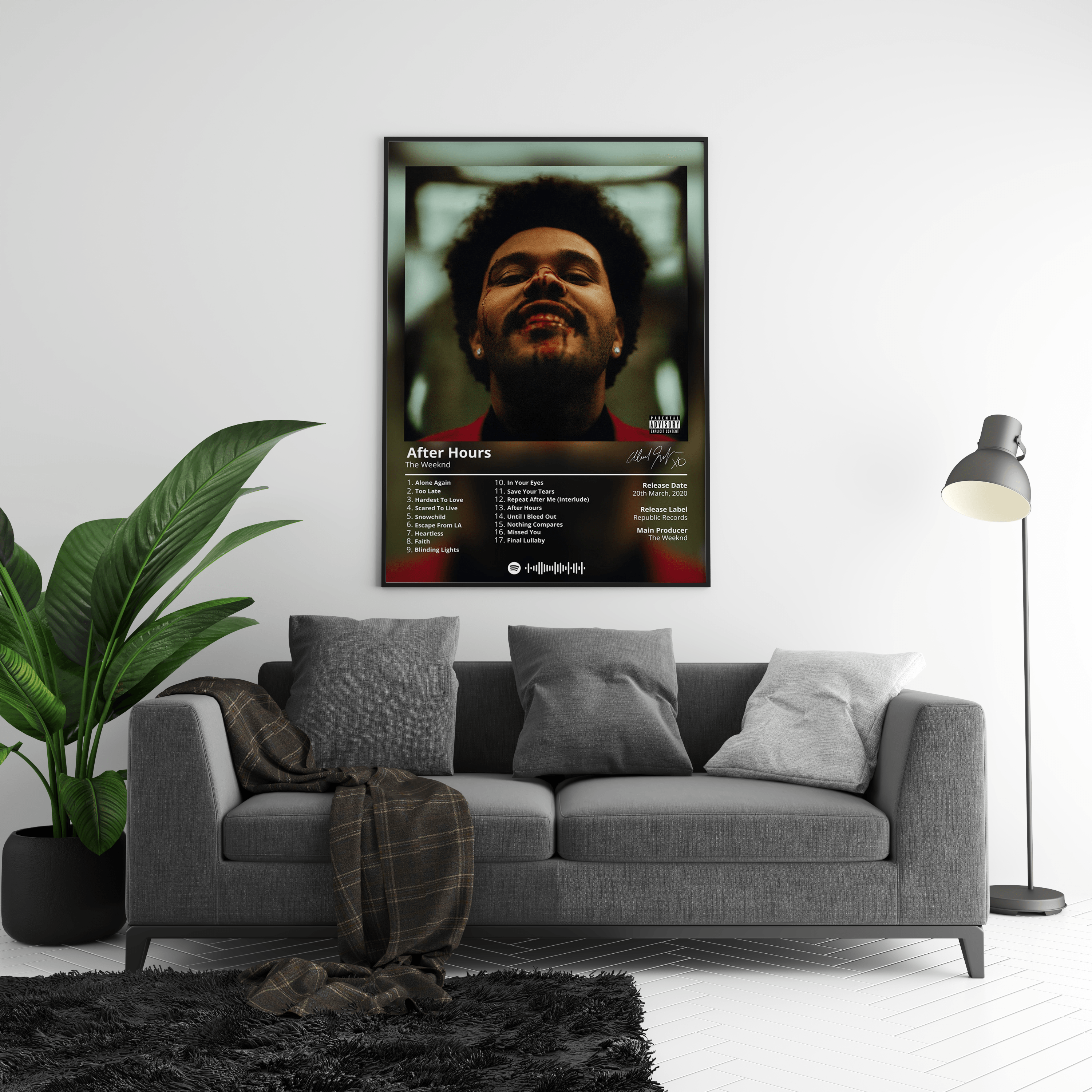The Weeknd 'After Hours' Album Poster | Hype Posters