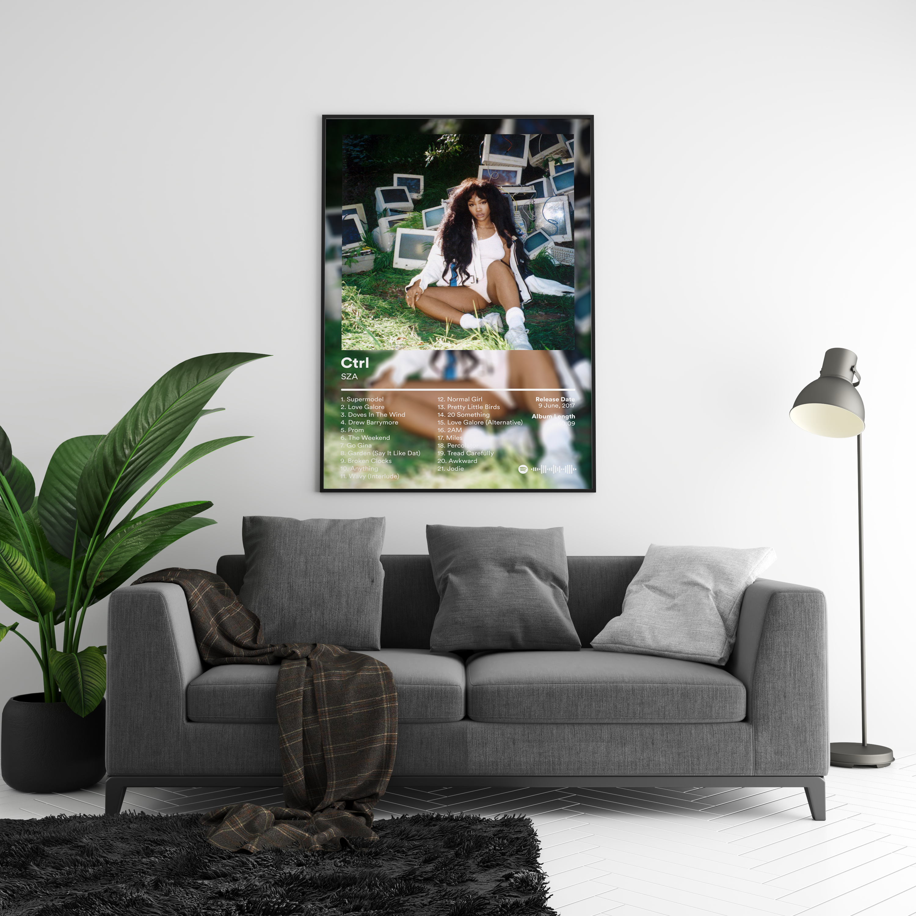 SZA 'Ctrl' Album Poster | Hype Posters