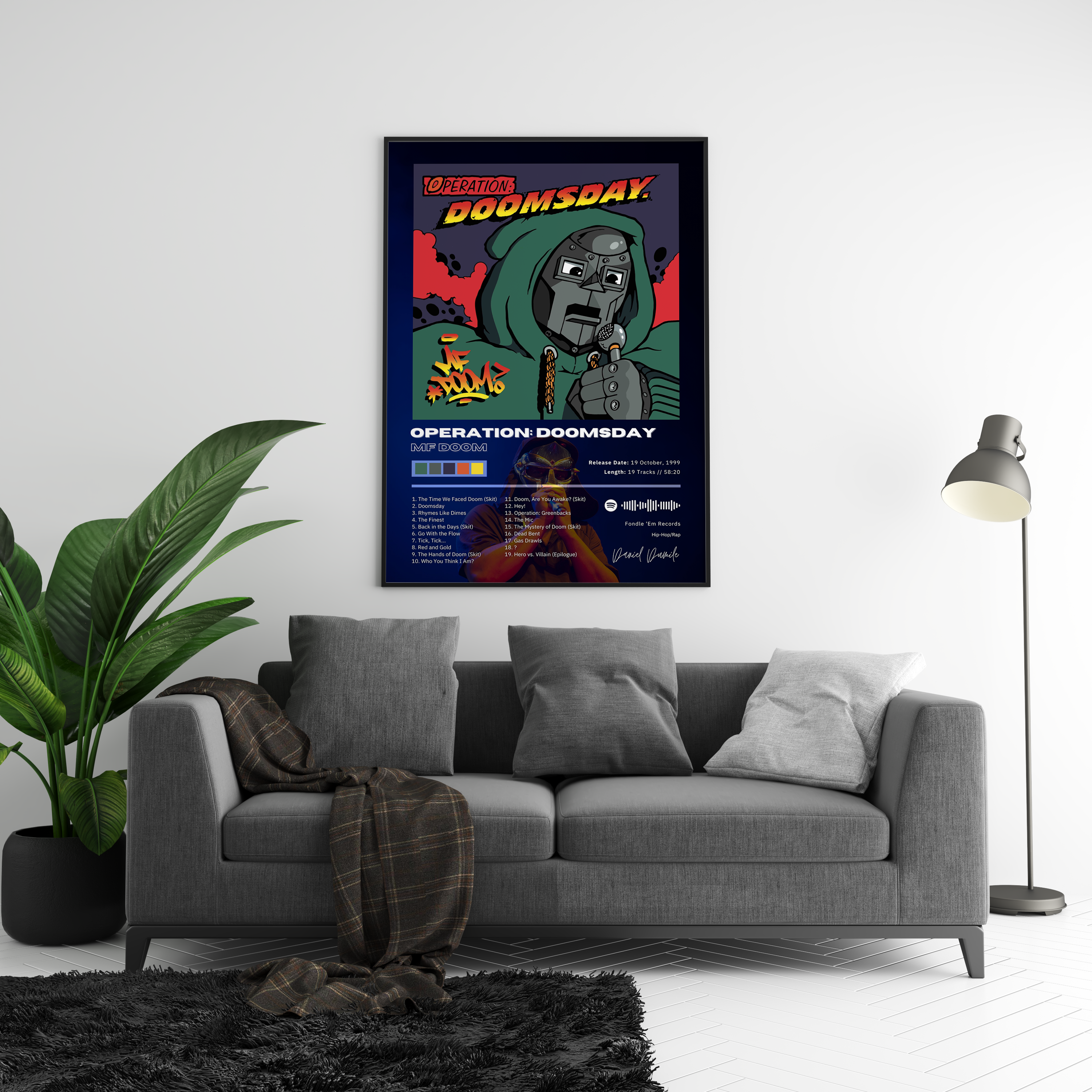 MF DOOM 'Operation: Doomsday' Album Poster | Hype Posters