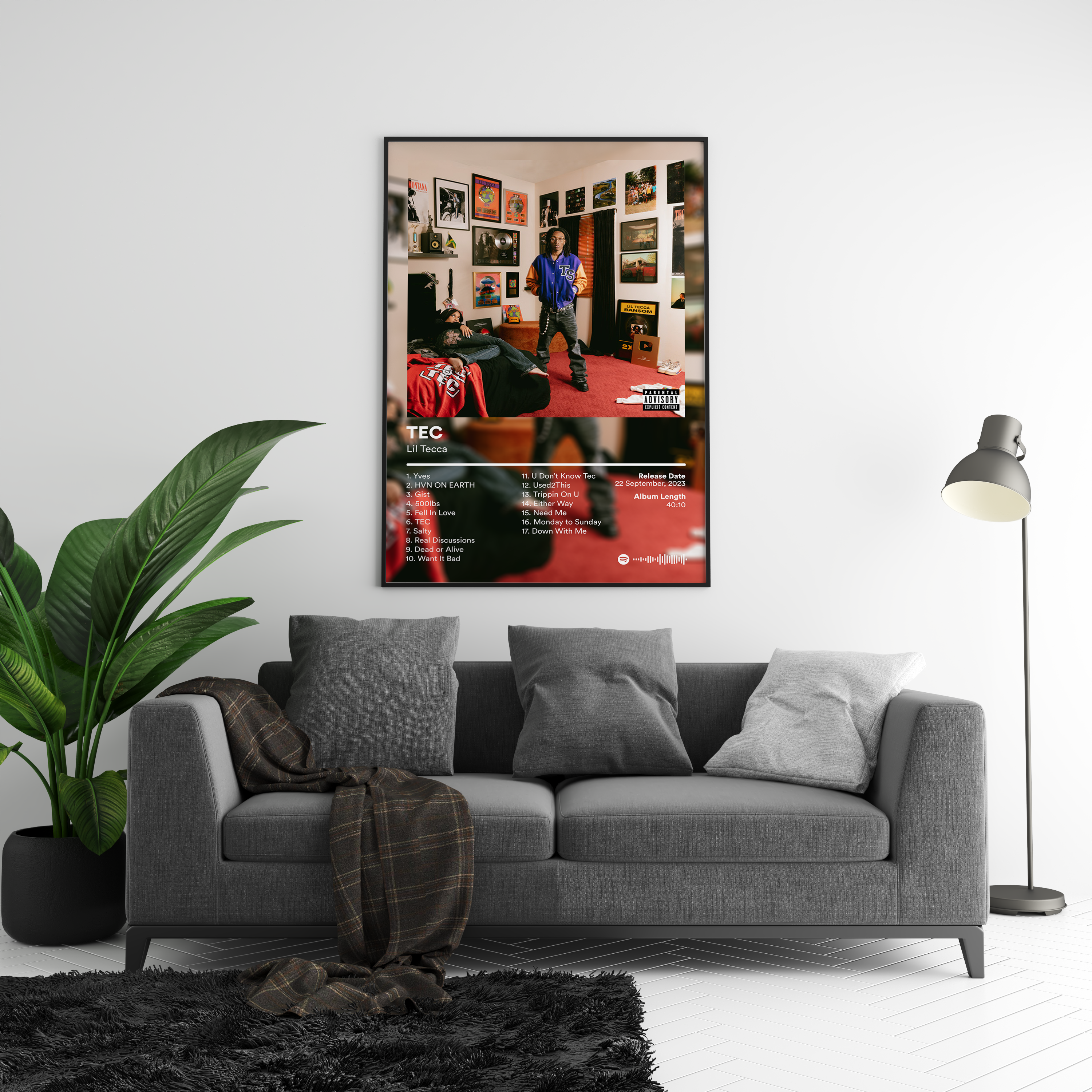 Lil Tecca 'TEC' Album Poster | Hype Posters