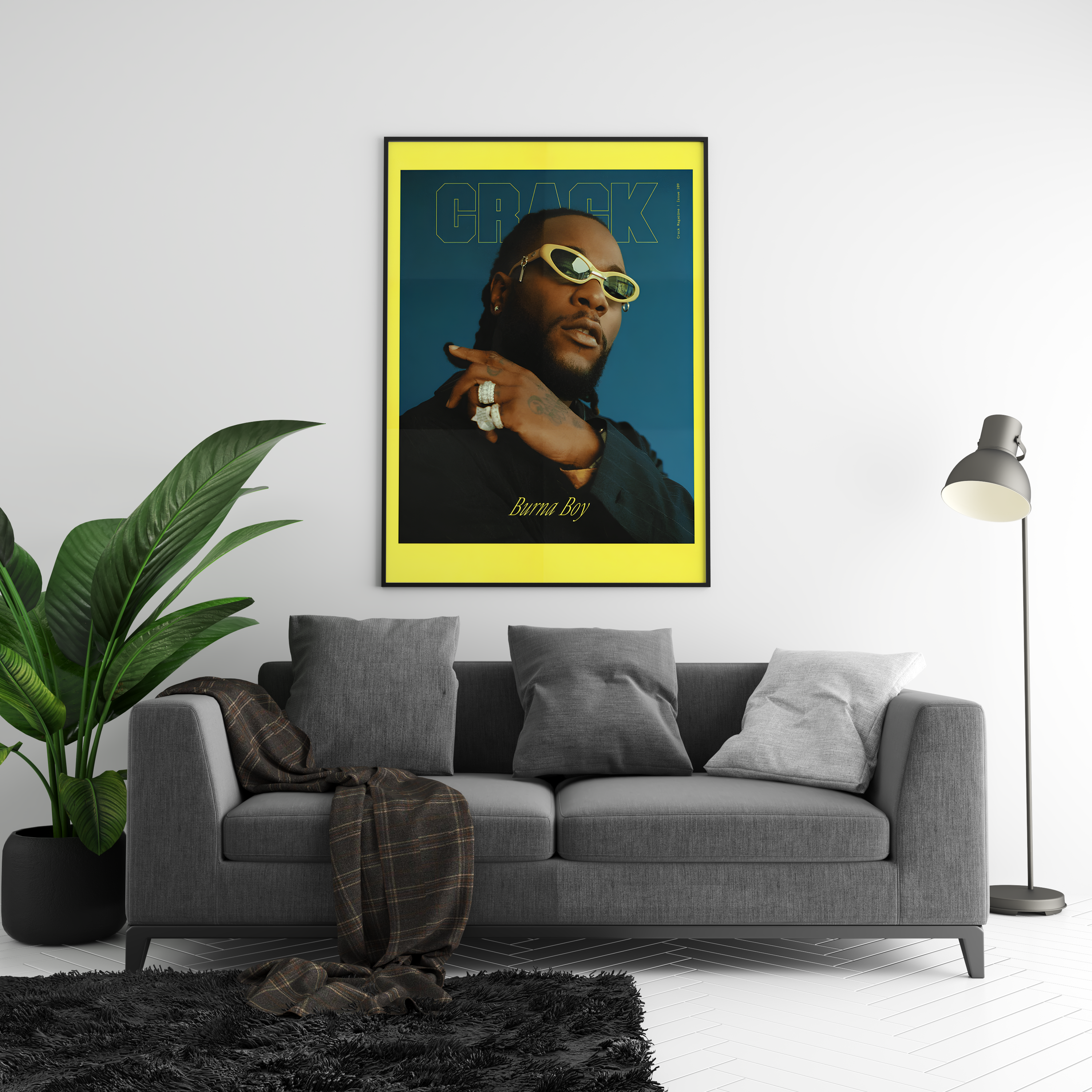 Burna Boy 'Crack Magazine' Poster | Hype Posters
